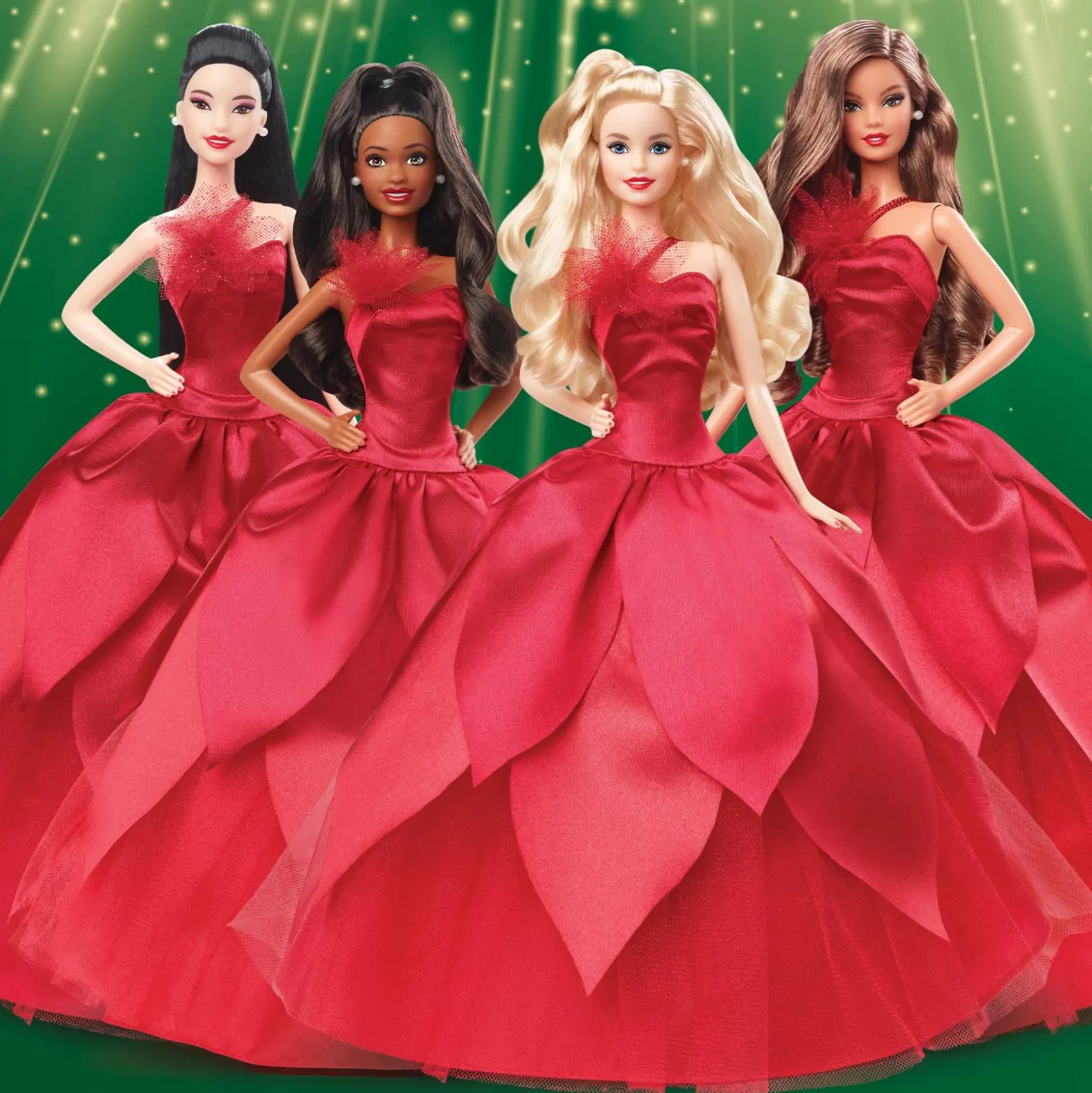 2022 Holiday Barbie, Black Hair