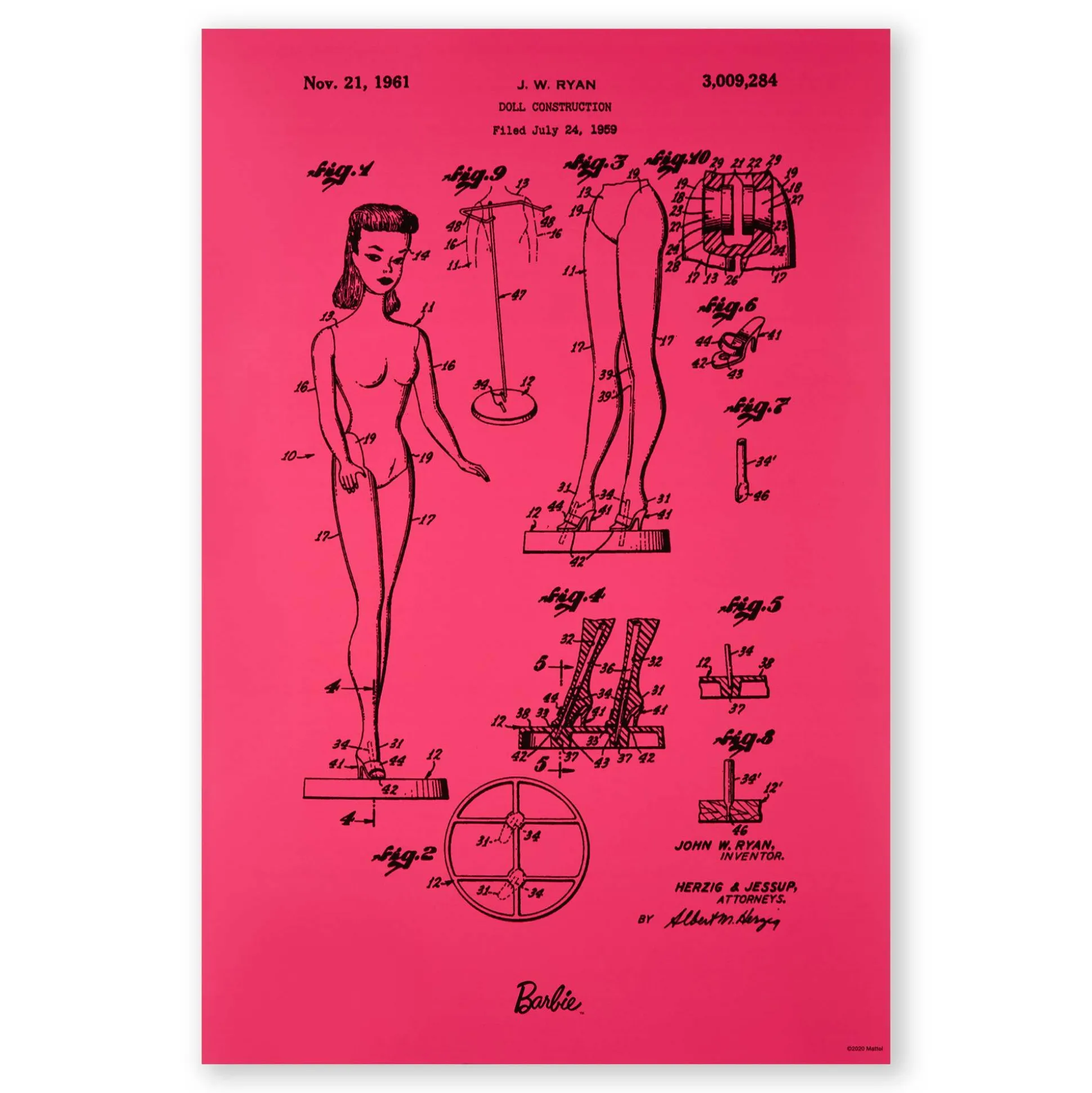 Art of Engineering Barbie® Print