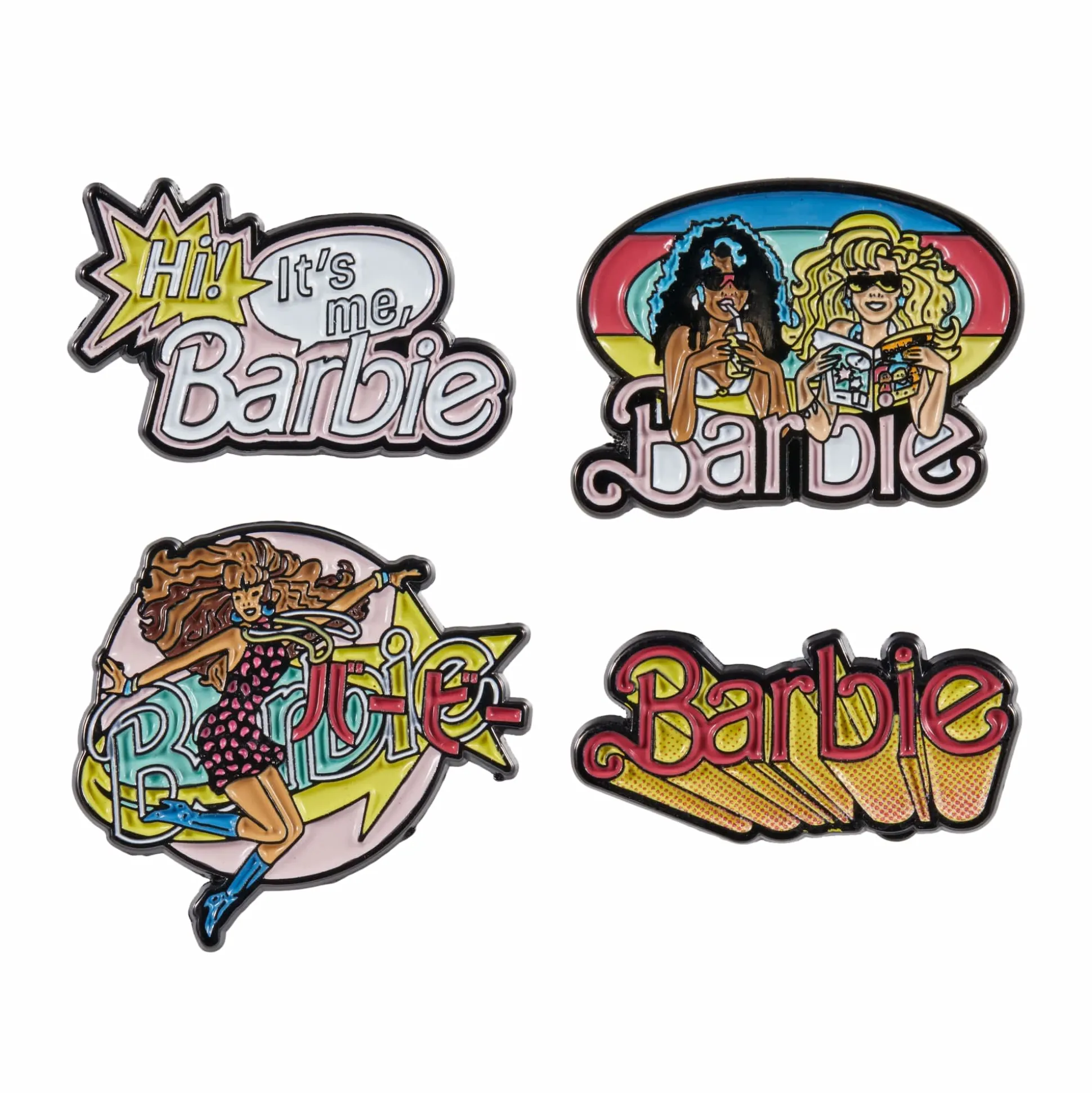 Barbie Comic Enamel Pin Set