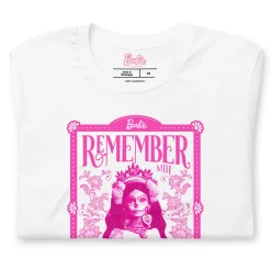 Barbie Día de Muertos Remember Love White T-Shirt