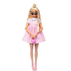 Barbie Deluxe Style Doll #3 in Pastel Pink Barbiecore Dress