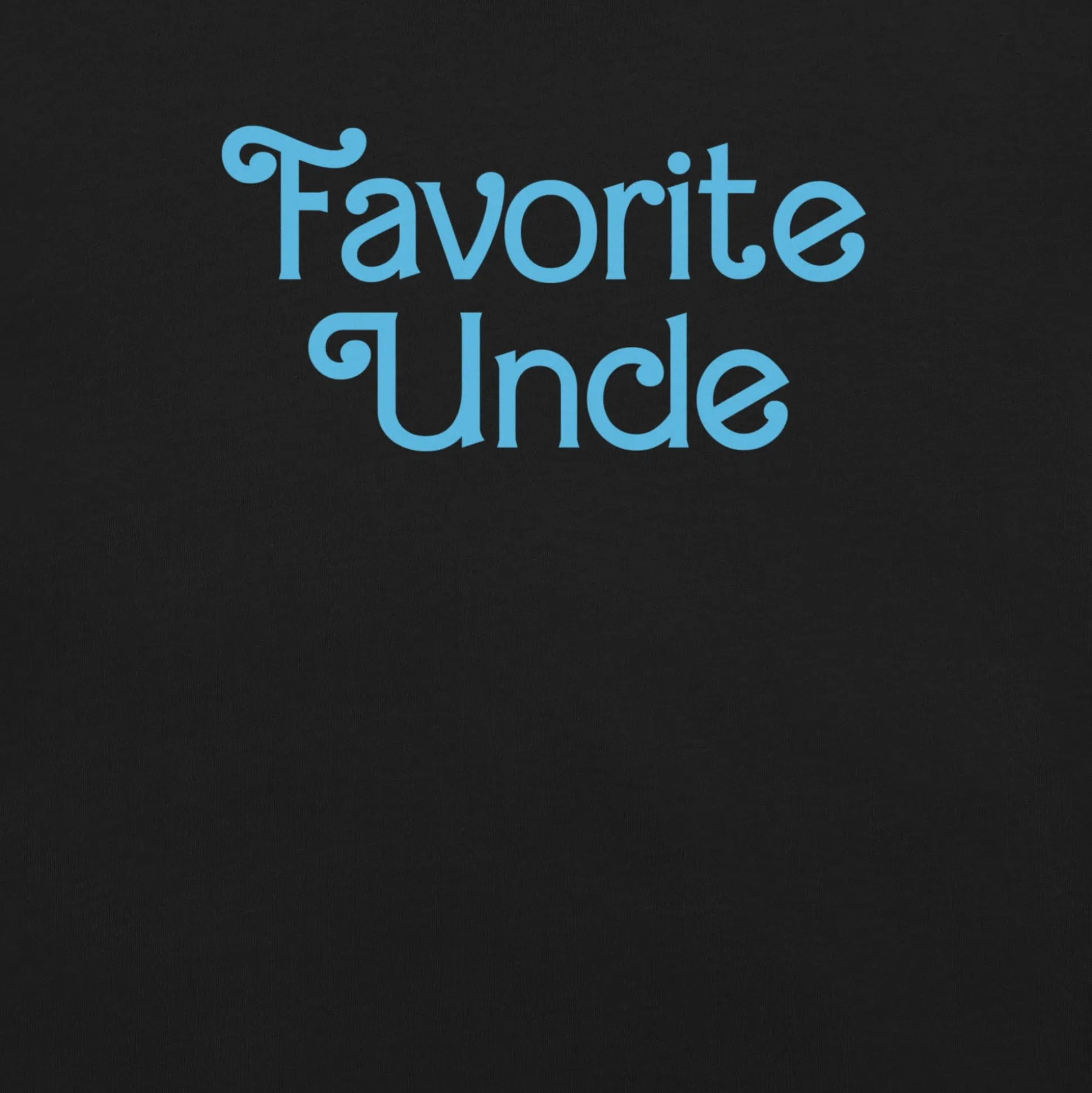 Barbie Favorite Uncle Ken Black T-Shirt