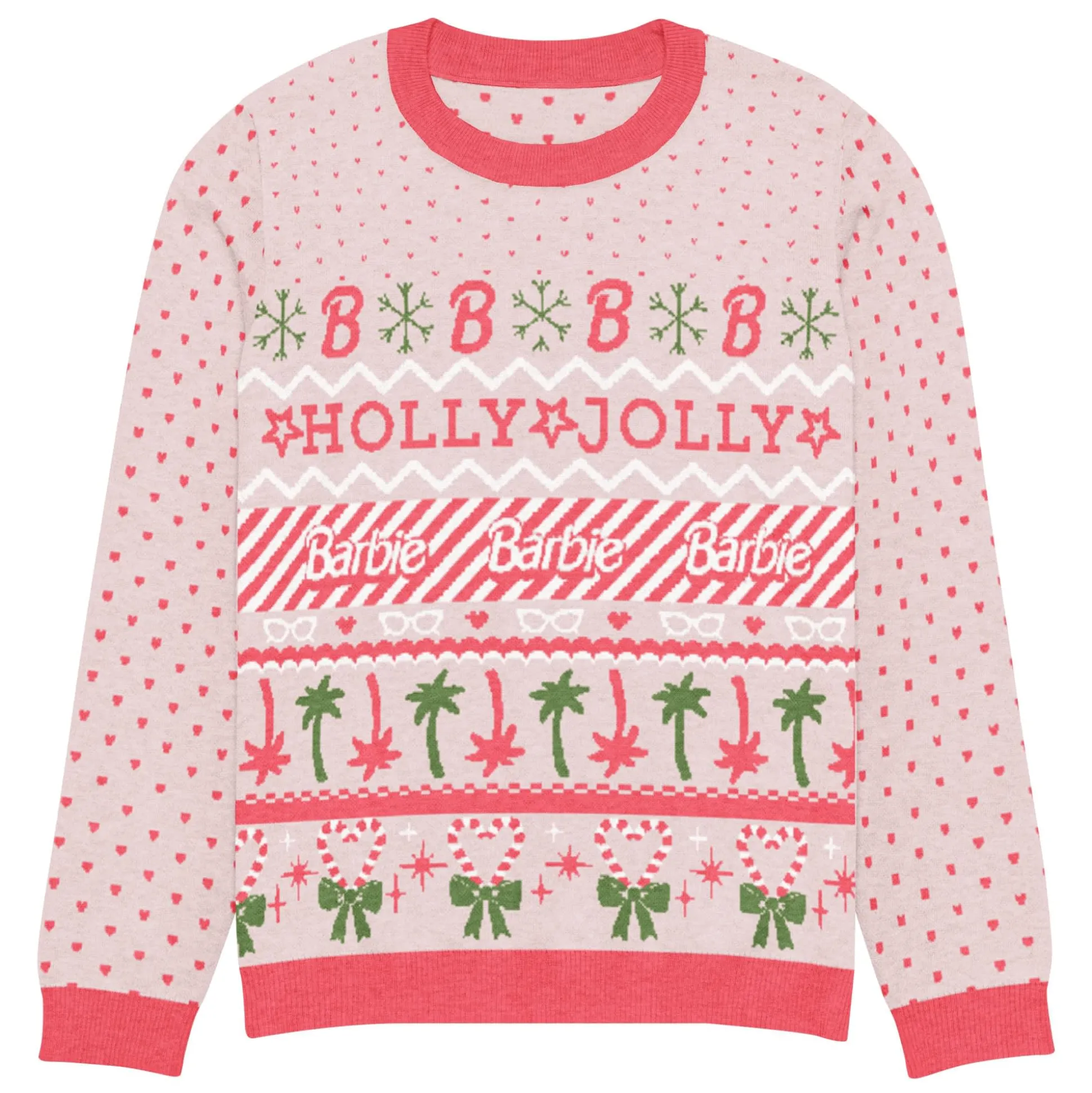 Barbie Holly Jolly Pink Ugly Sweater