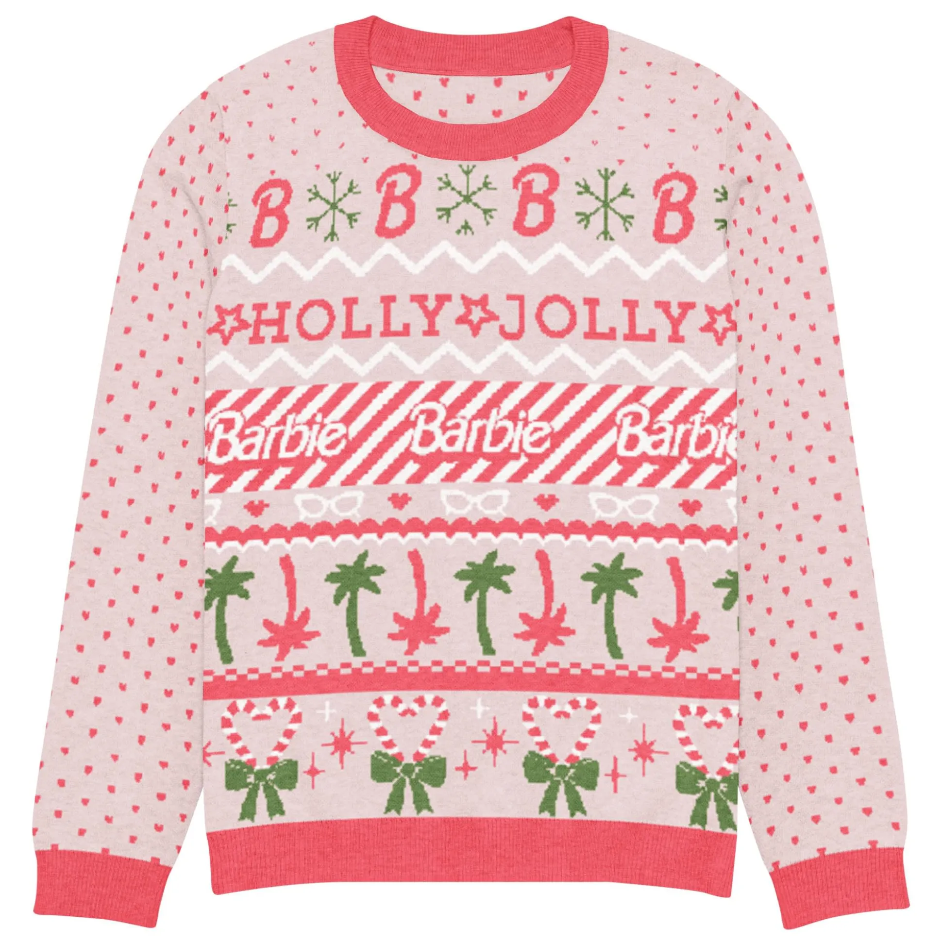 Barbie Holly Jolly Pink Ugly Sweater