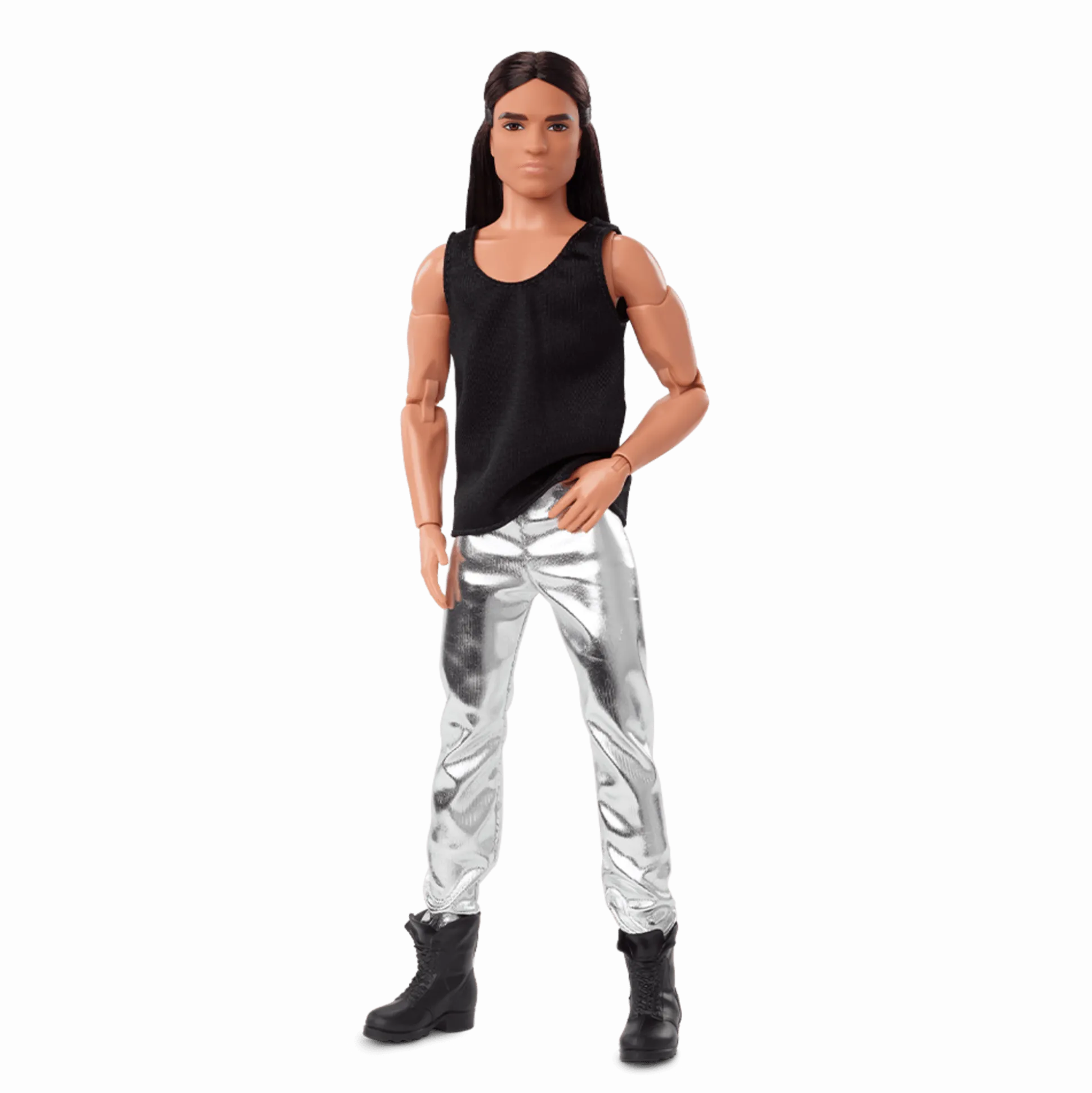 Barbie Looks Doll (Ken Doll Long Brunette Hair)