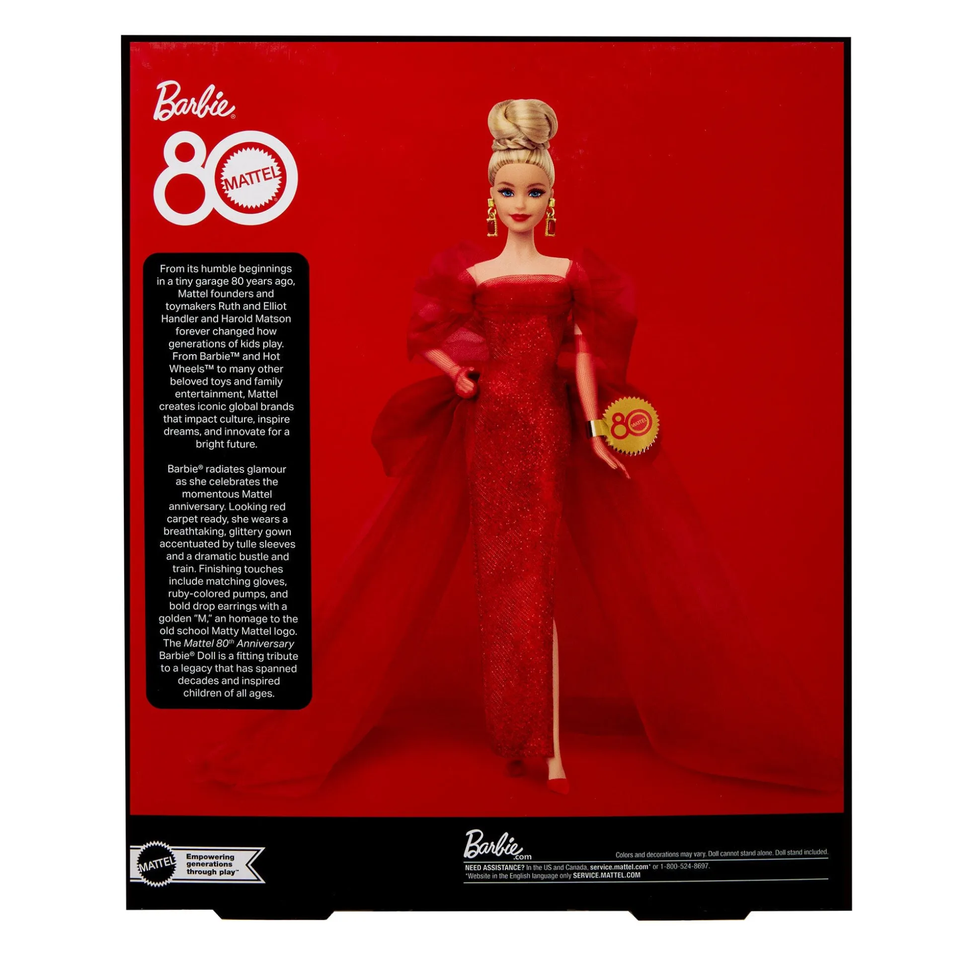 Barbie Mattel 80th Anniversary Doll – Blonde
