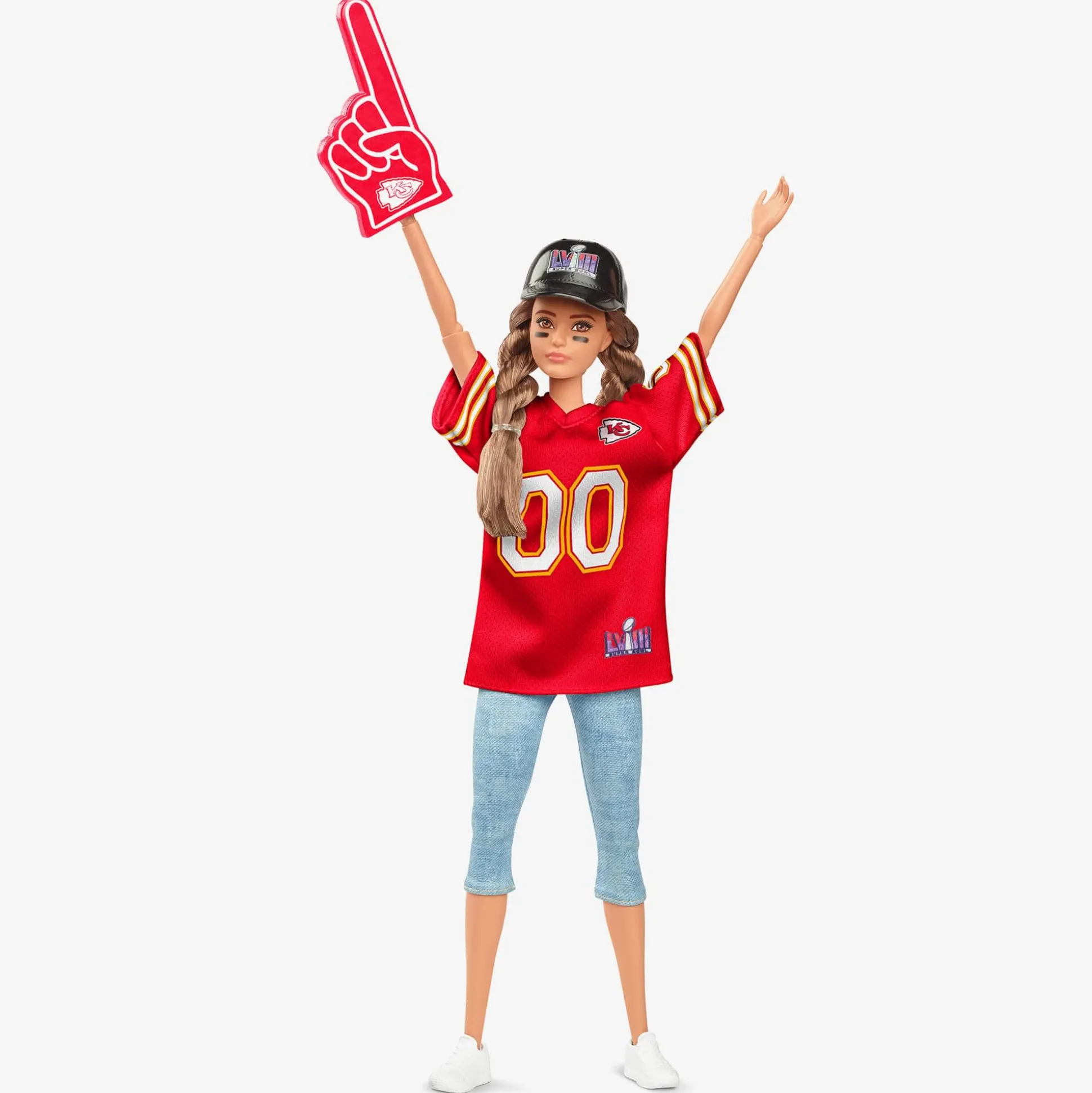 Barbie NFL Super Bowl LVIII Champion Doll Kansas City Chiefs