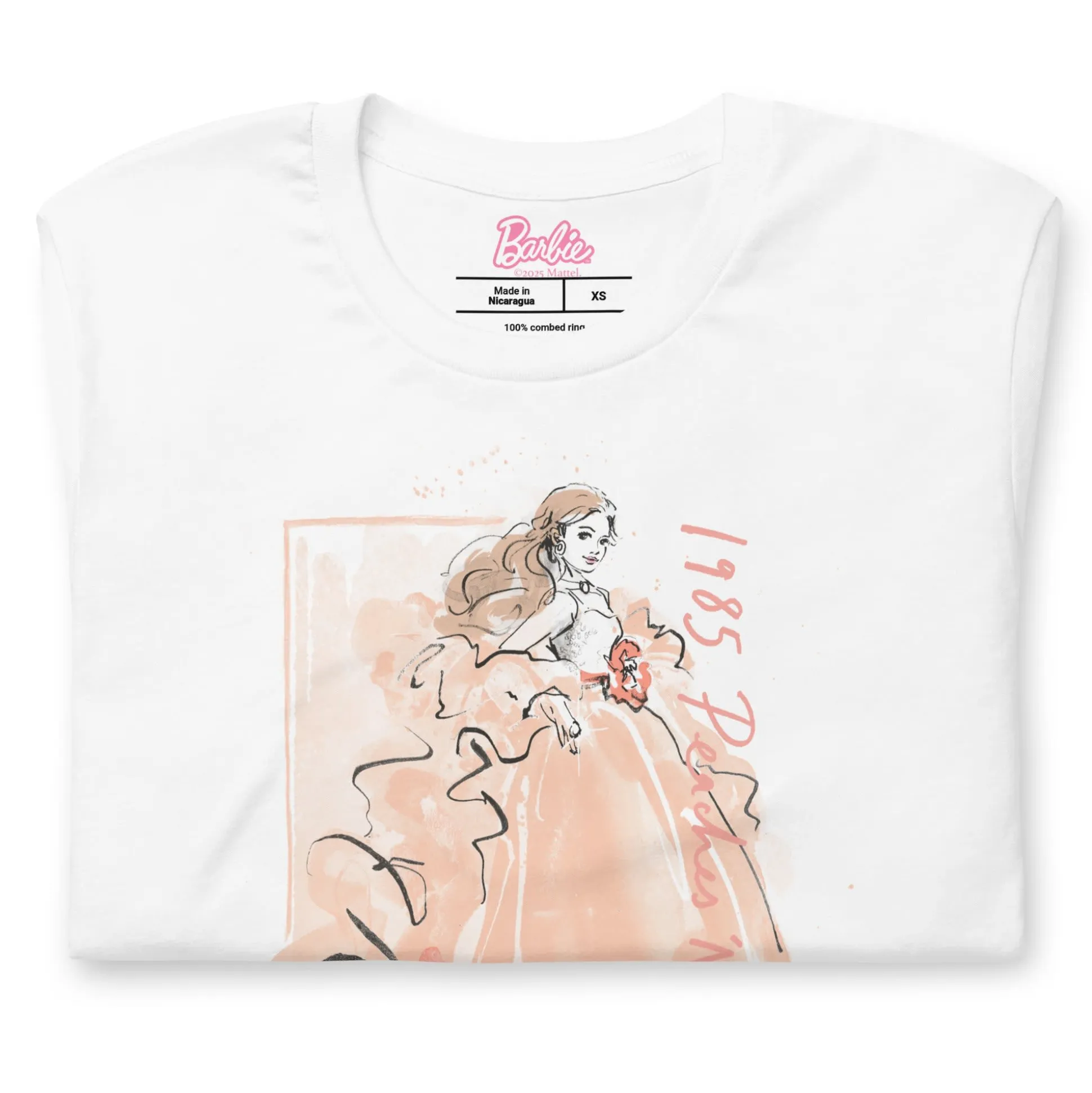 Barbie Peaches 'n Cream White T-Shirt