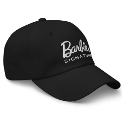 Barbie Signature Logo Black Baseball Hat