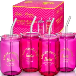 Barbie™ x Dragon Glassware® Limited Edition Drinking Glasses