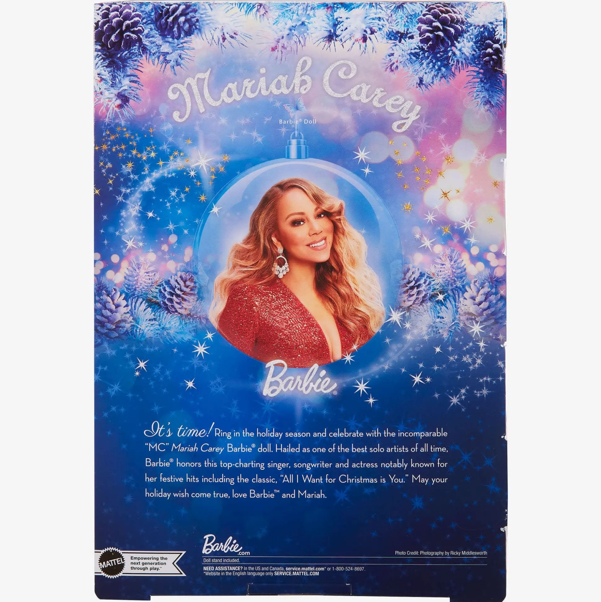 Barbie x Mariah Carey Holiday Celebration Doll
