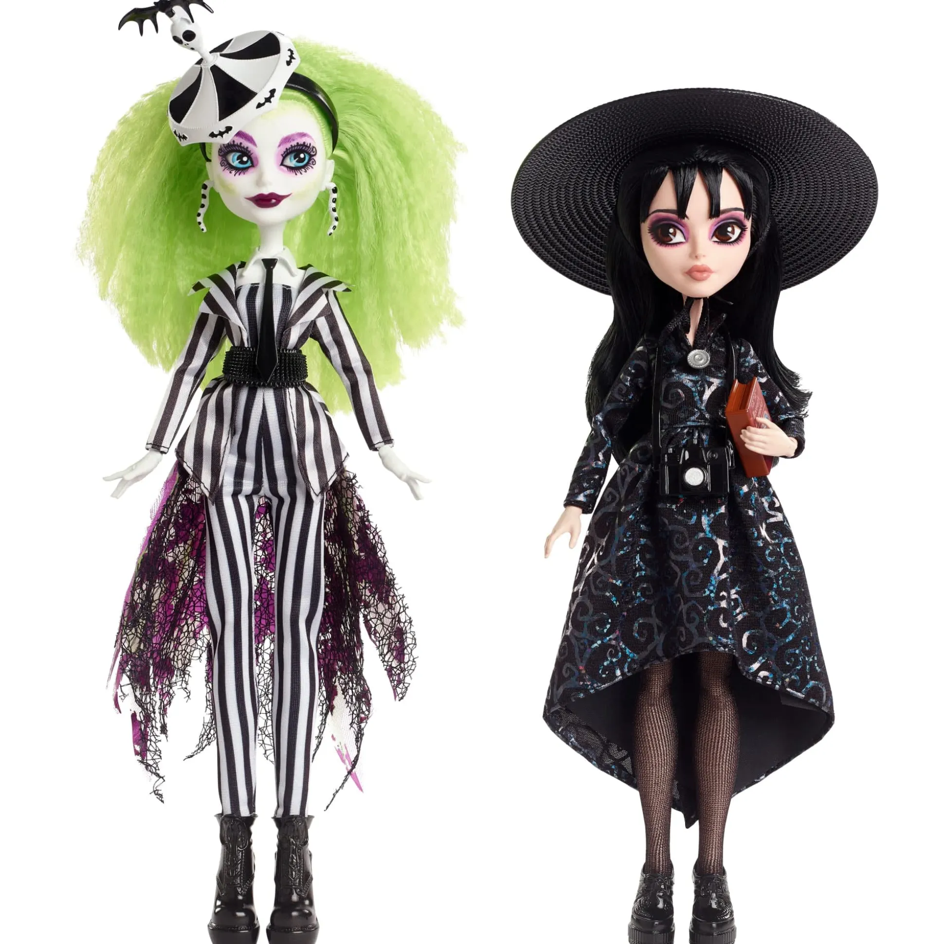 Beetlejuice & Lydia Deetz Monster High Skullector Doll 2-Pack