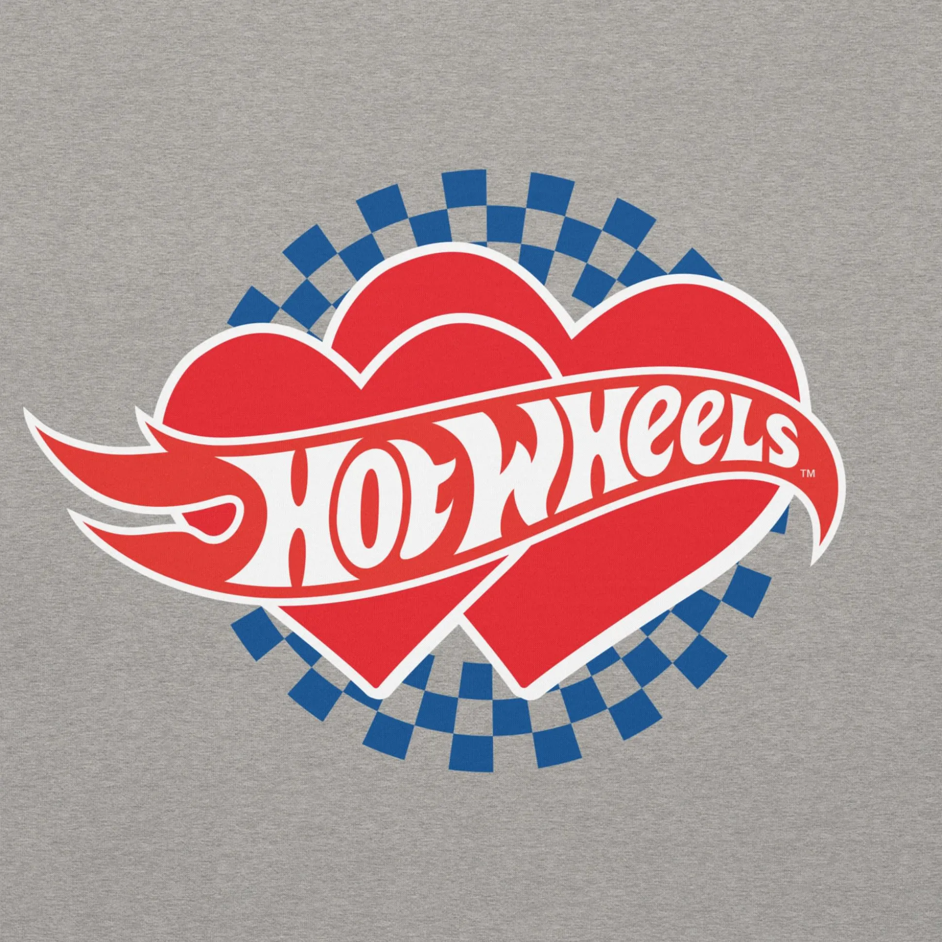 Hot Wheel Checkered Hearts Hoodie