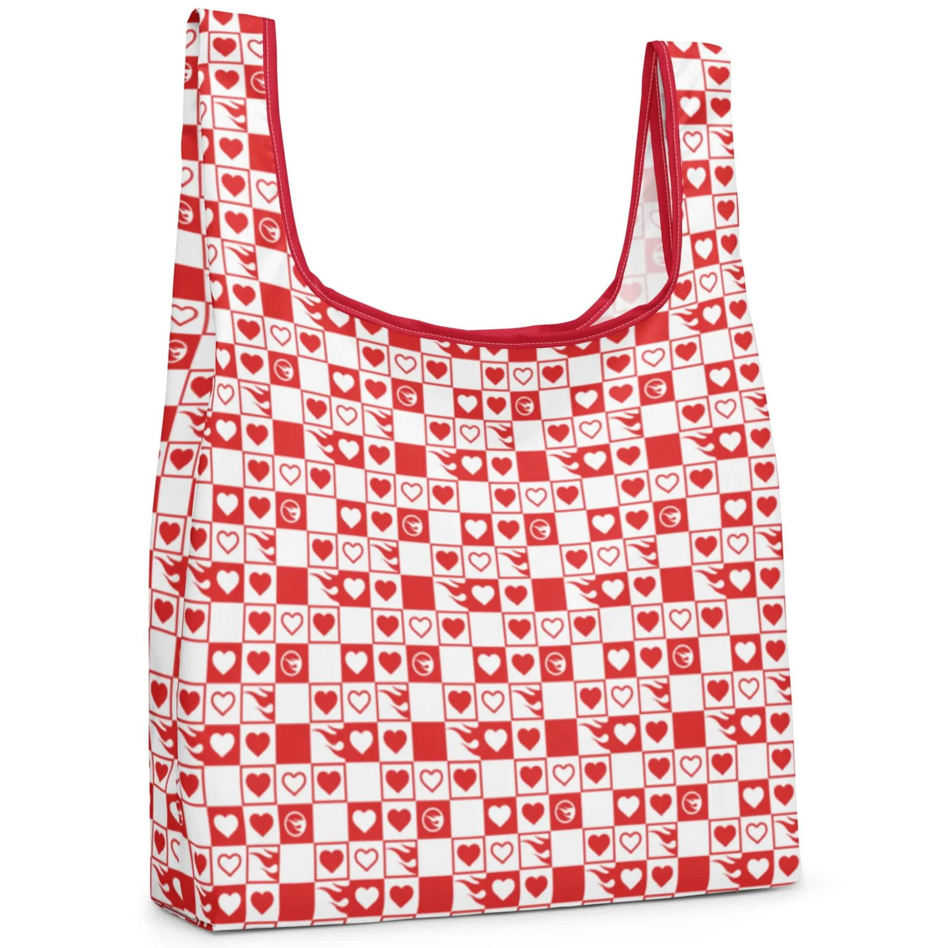 Hot Wheels Checkered Hearts Multi Tote