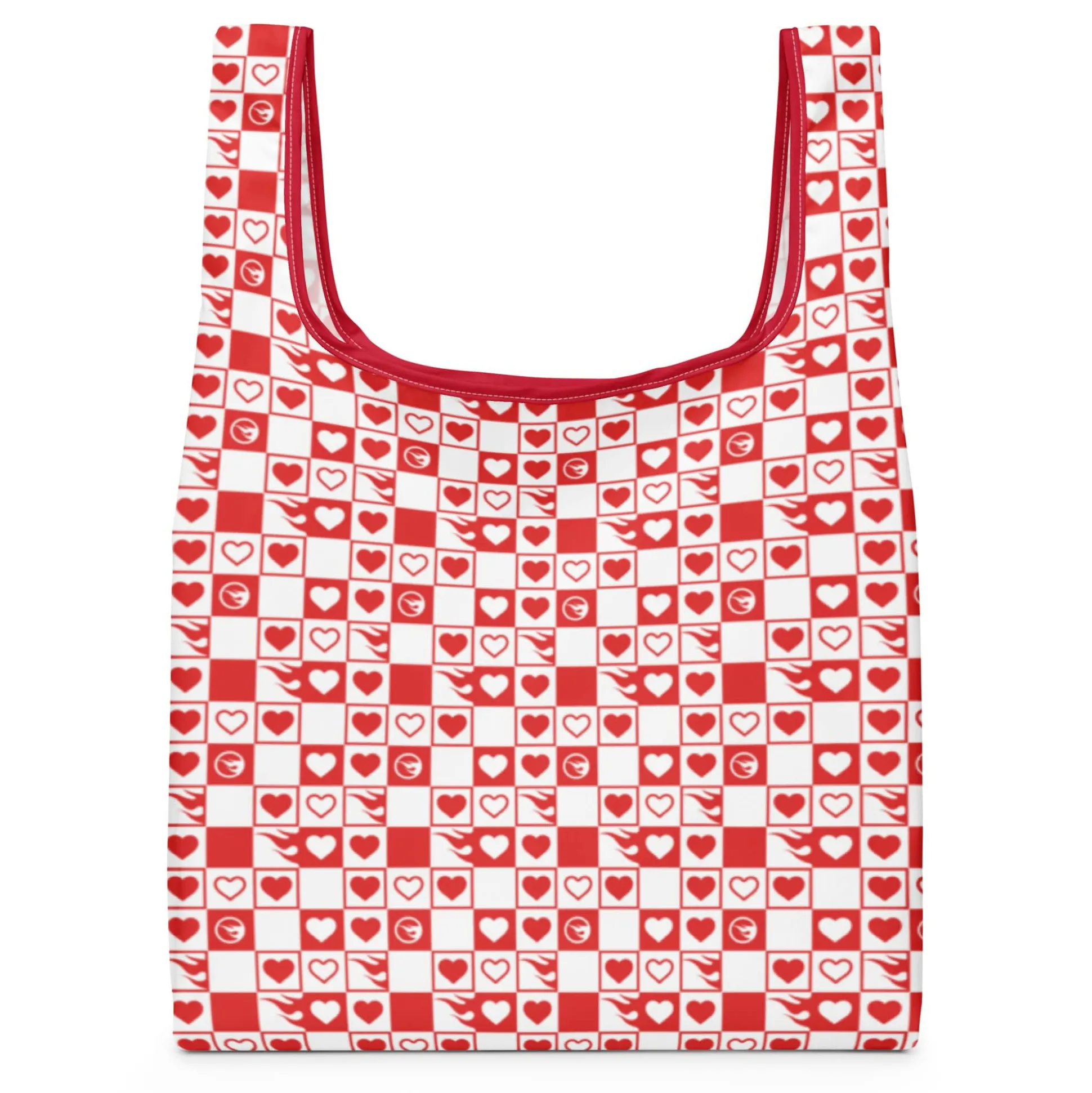 Hot Wheels Checkered Hearts Multi Tote