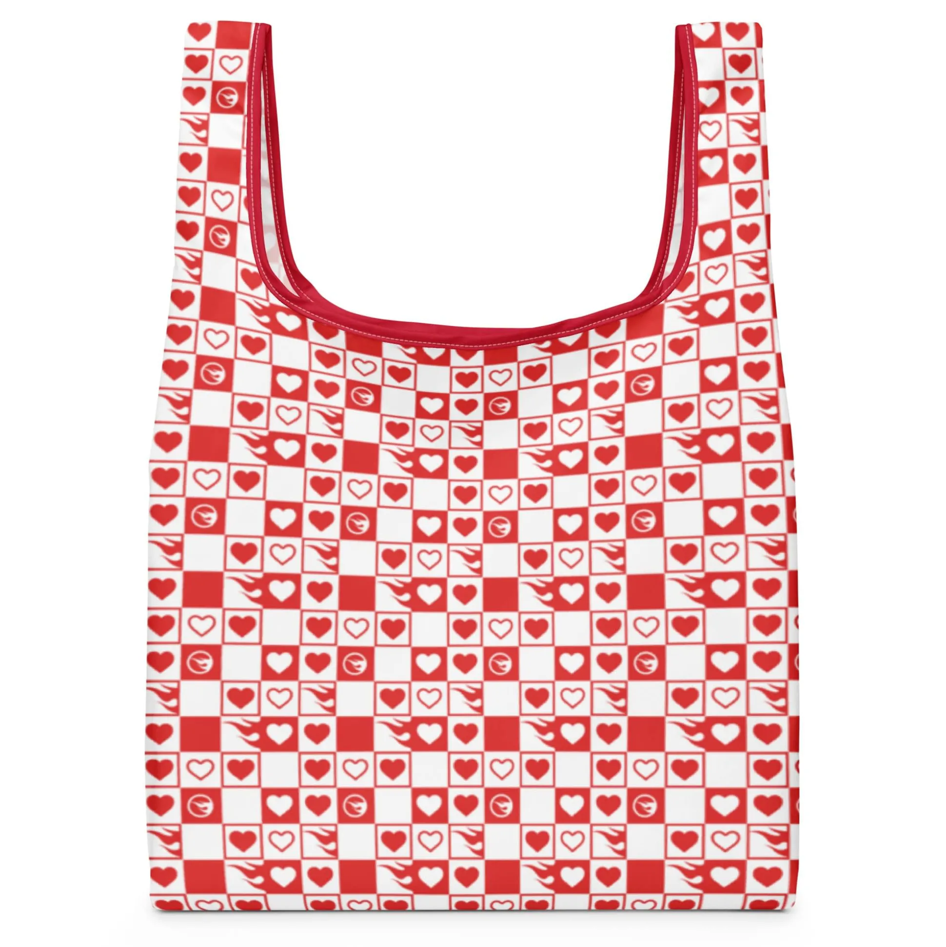 Hot Wheels Checkered Hearts Multi Tote