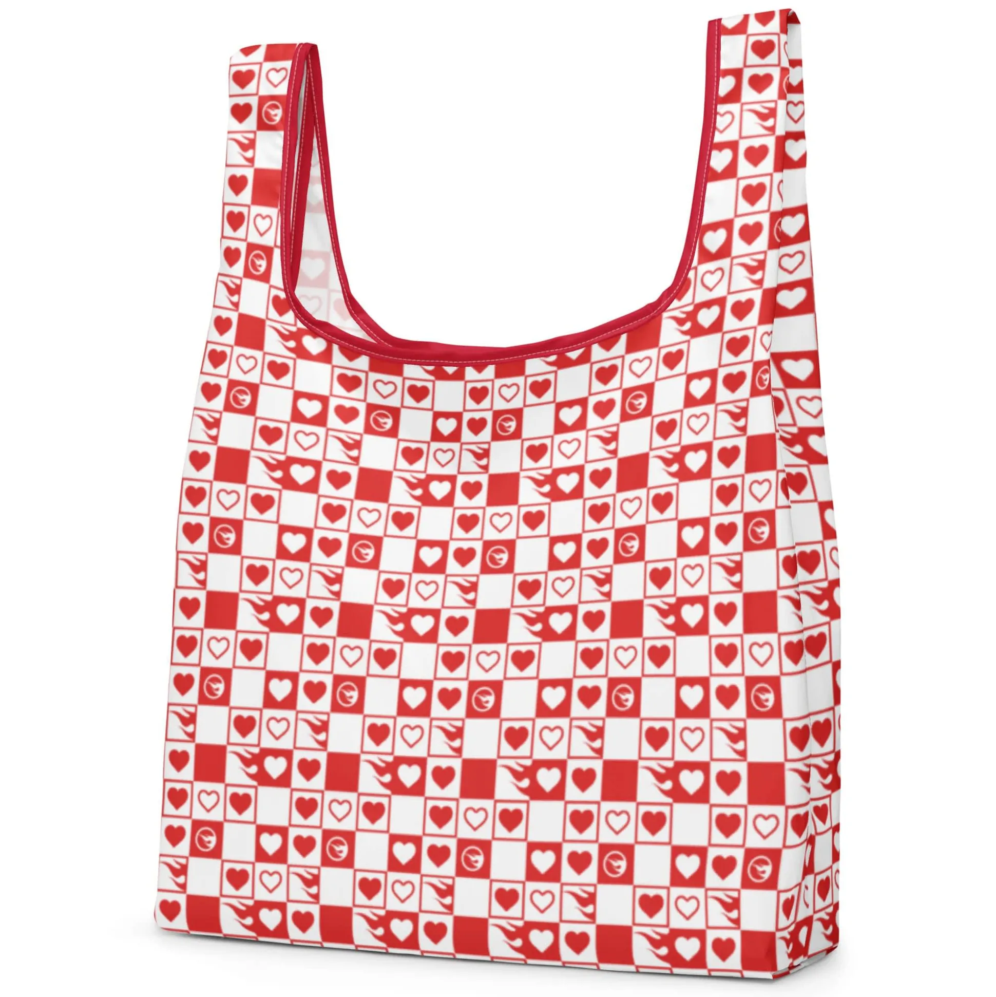 Hot Wheels Checkered Hearts Multi Tote