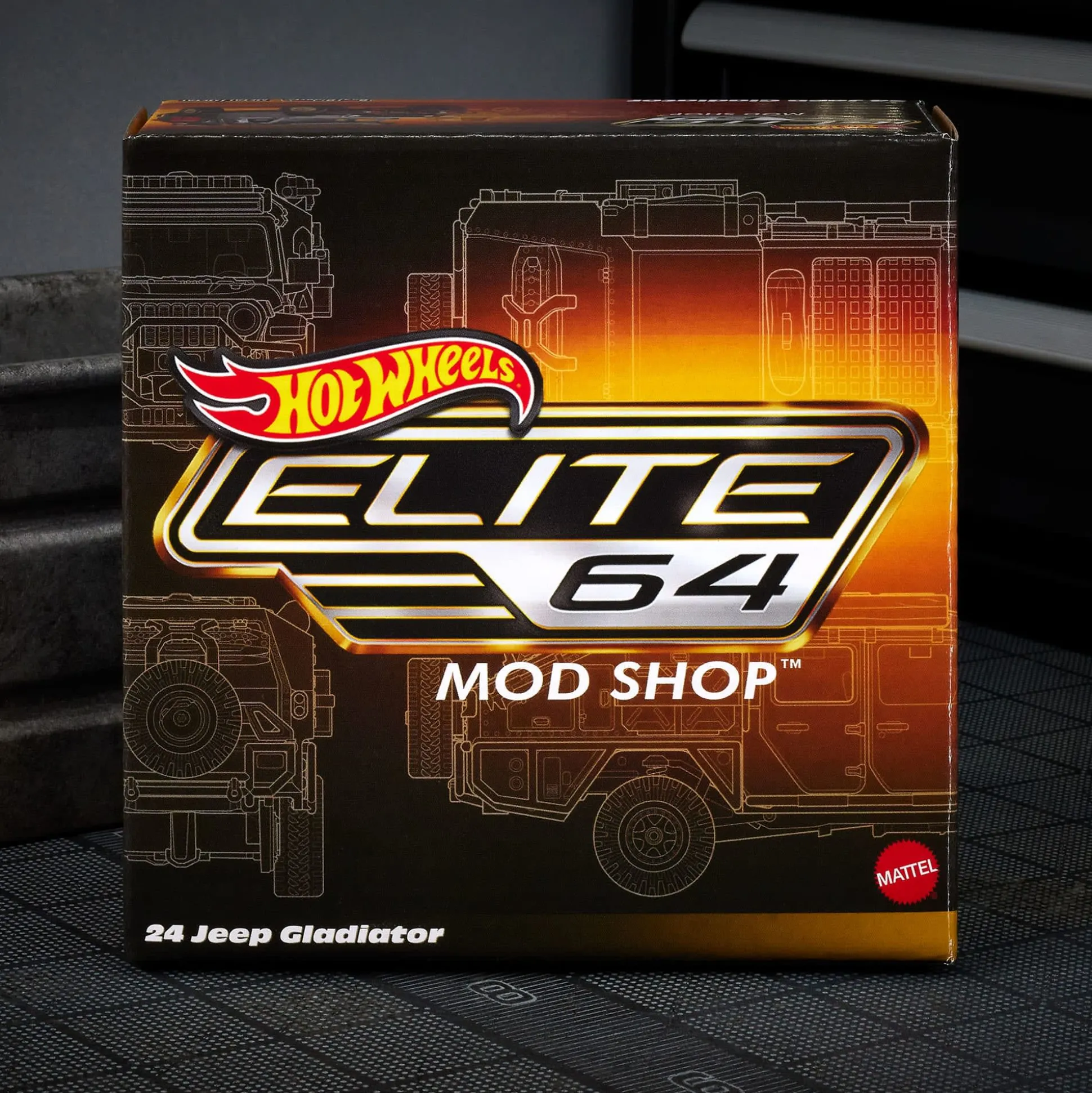 Hot Wheels Elite 64 Mod Shop ’24 Jeep Gladiator