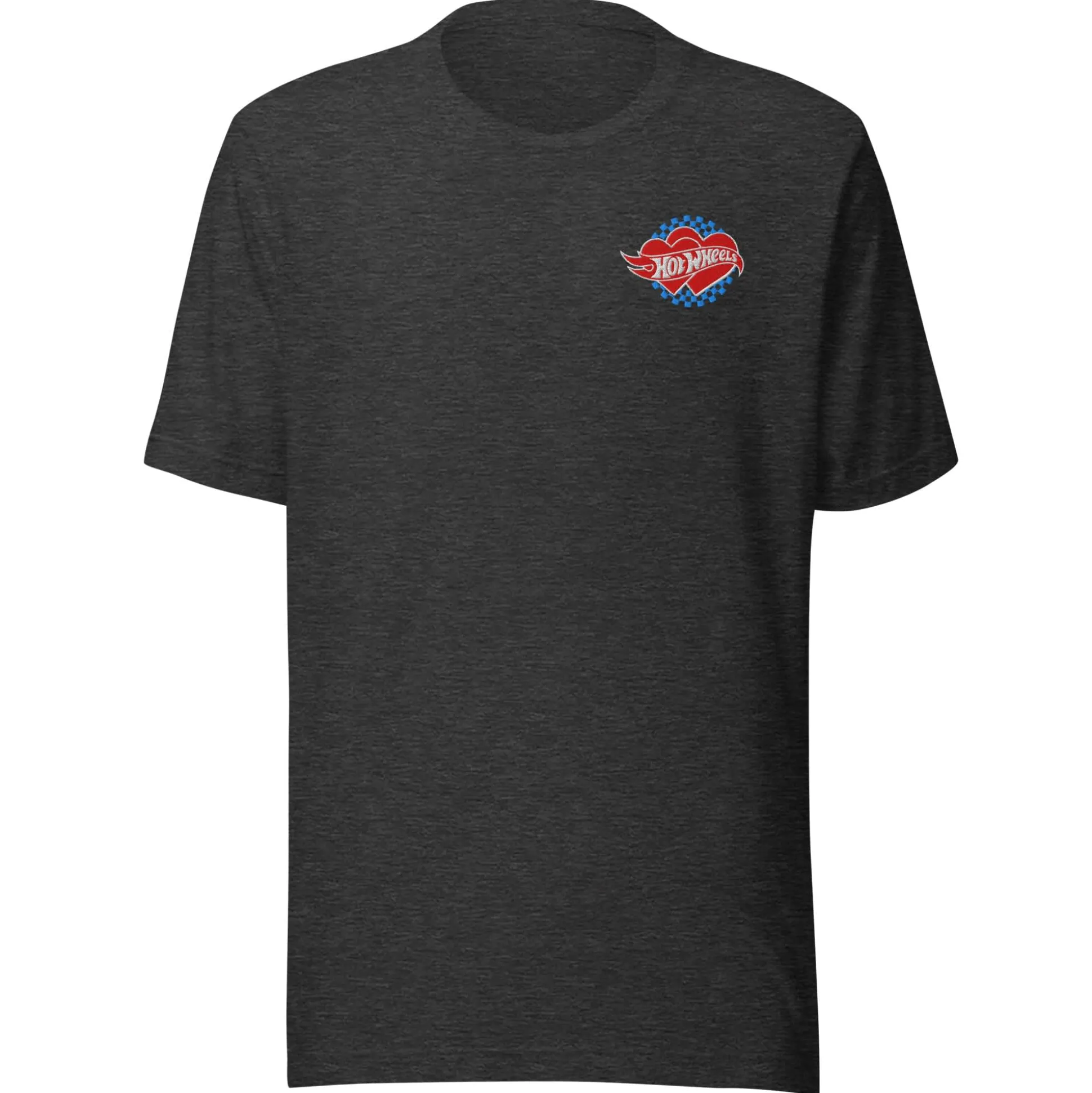 Hot Wheels Embroidered Checkered Hearts T-Shirt