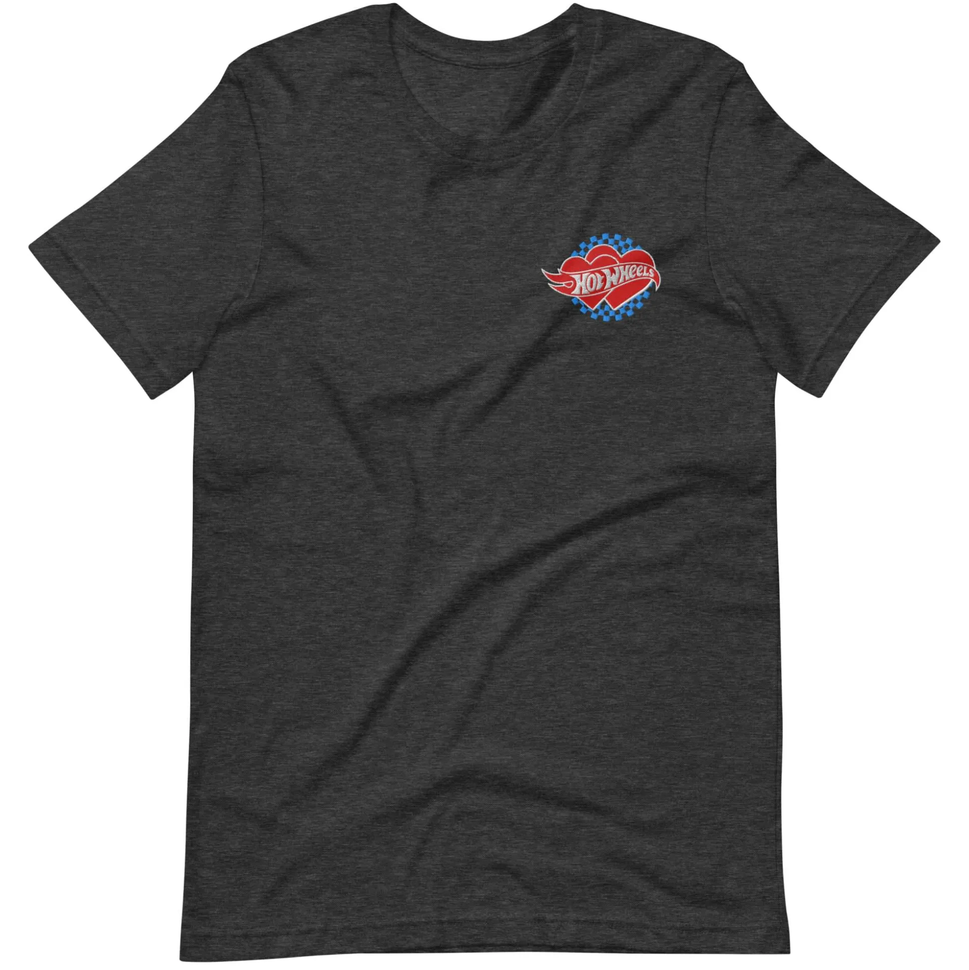 Hot Wheels Embroidered Checkered Hearts T-Shirt