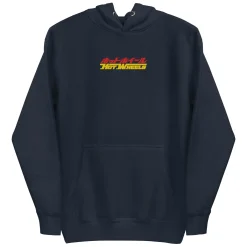 Hot Wheels in Katakana Navy Embroidered Hoodie