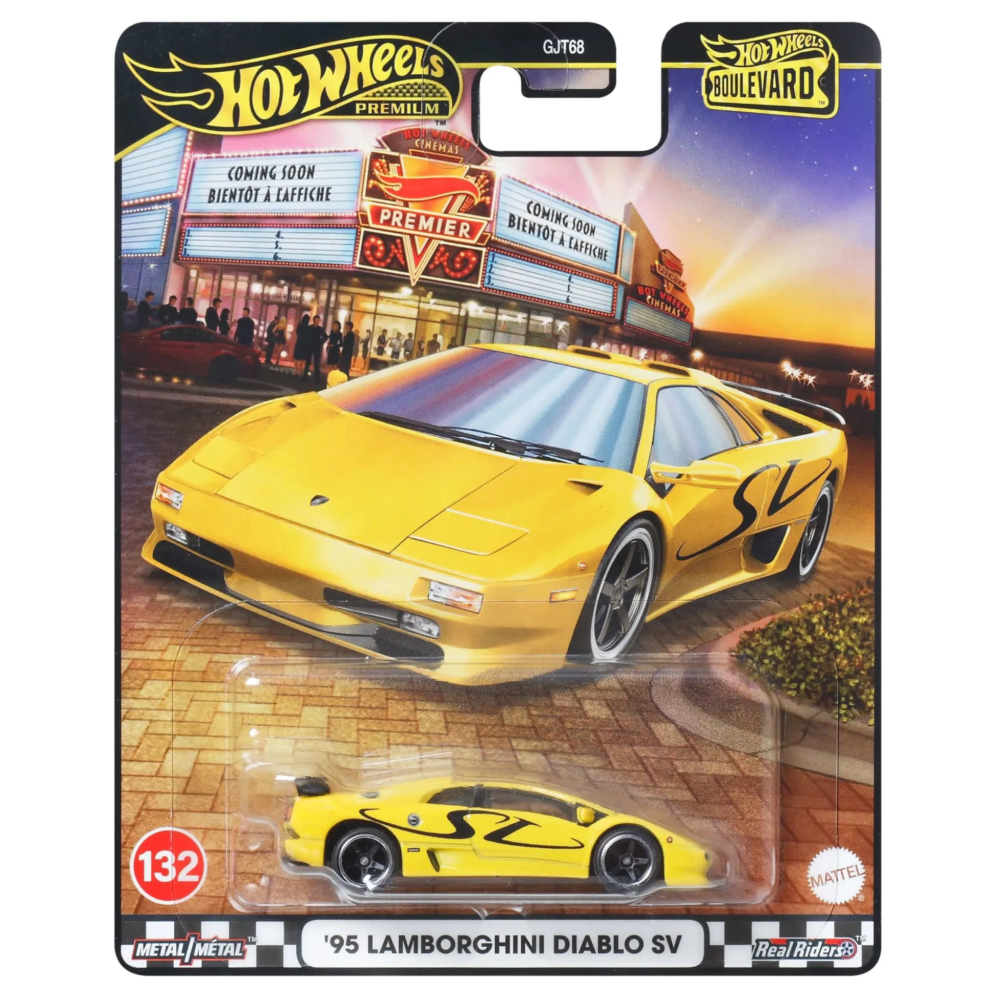 Hot Wheels Premium Boulevard '95 Lamborghini Diablo SV