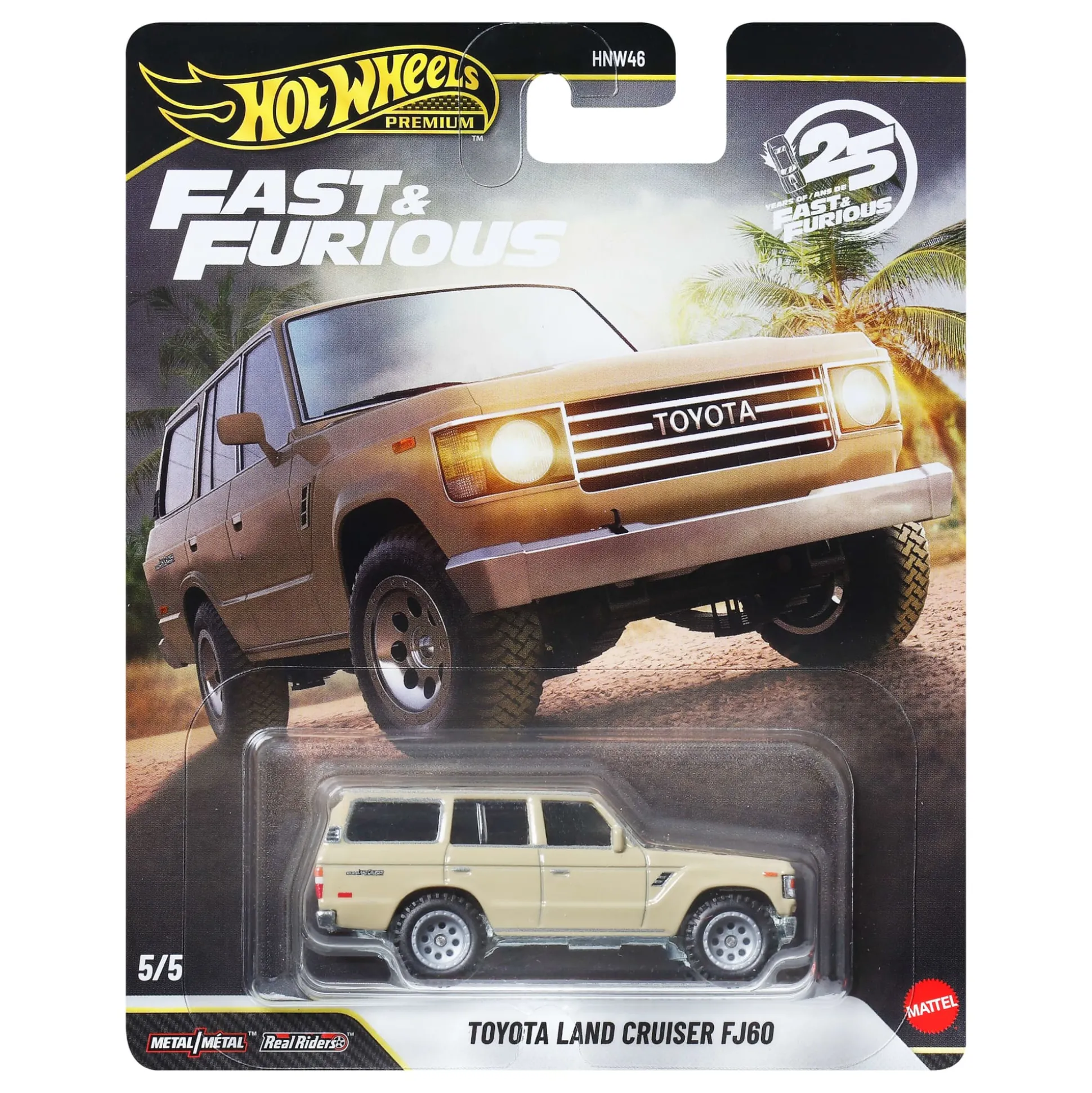 Hot Wheels Premium Fast & Furious Toyota Land Cruiser FJ60