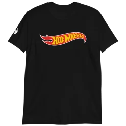Hot Wheels Core Logo Short-Sleeve Black Unisex T-Shirt