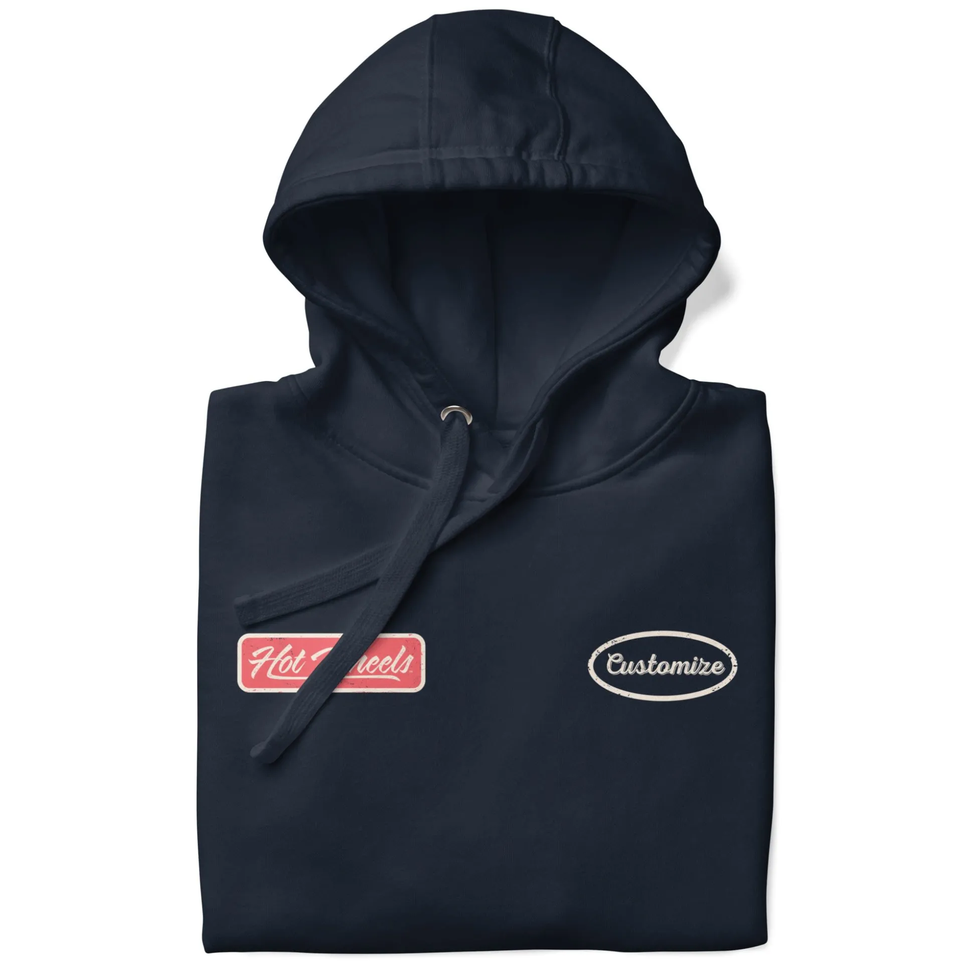 Hot Wheels Customizable Auto Repair Mechanic Navy Hoodie
