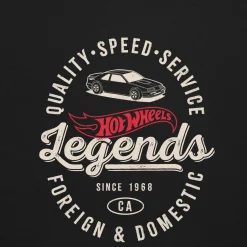 Hot Wheels Customizable Legends Mechanic Black T-Shirt