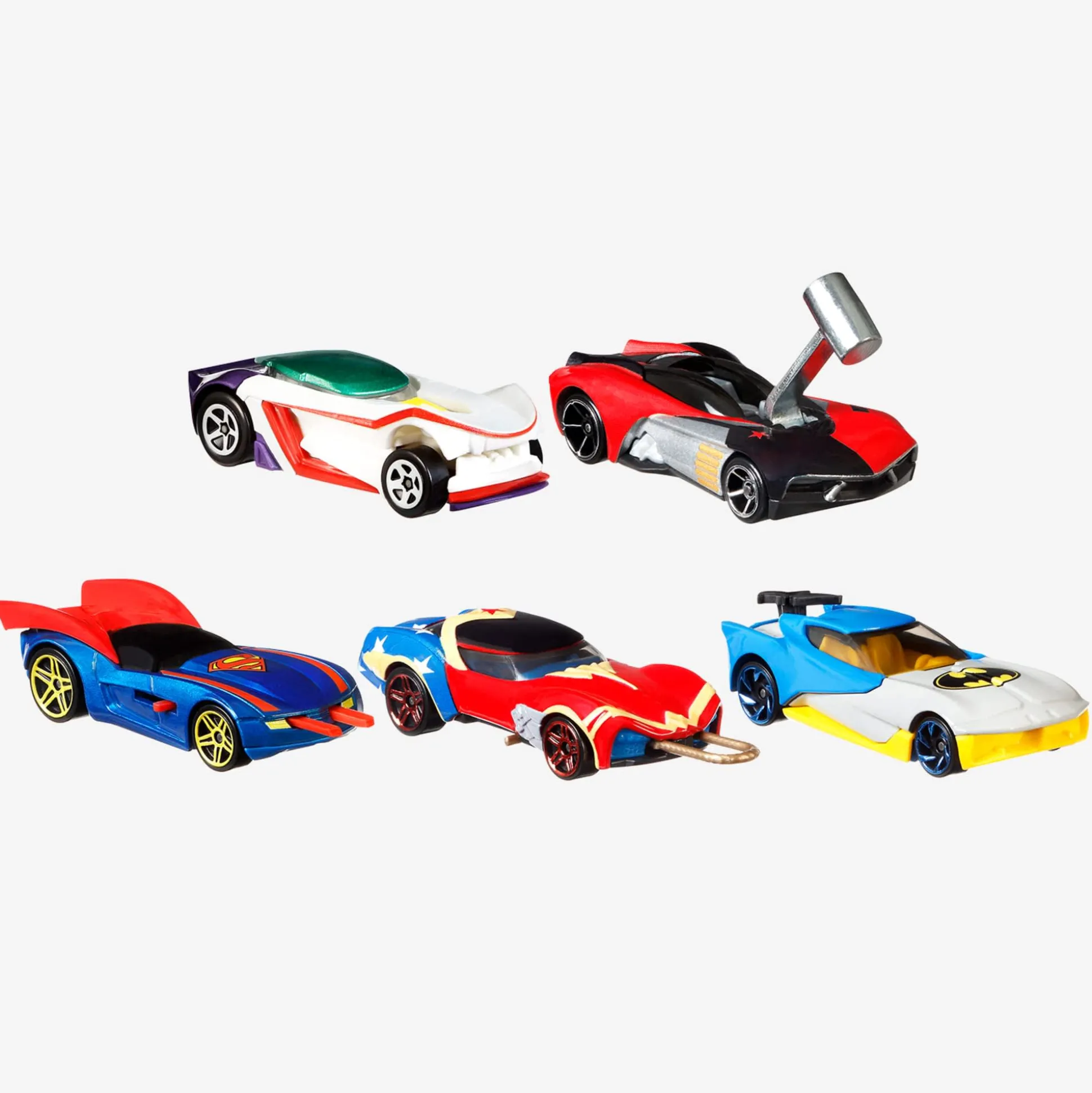 Hot Wheels DC Character Car 5-Pack