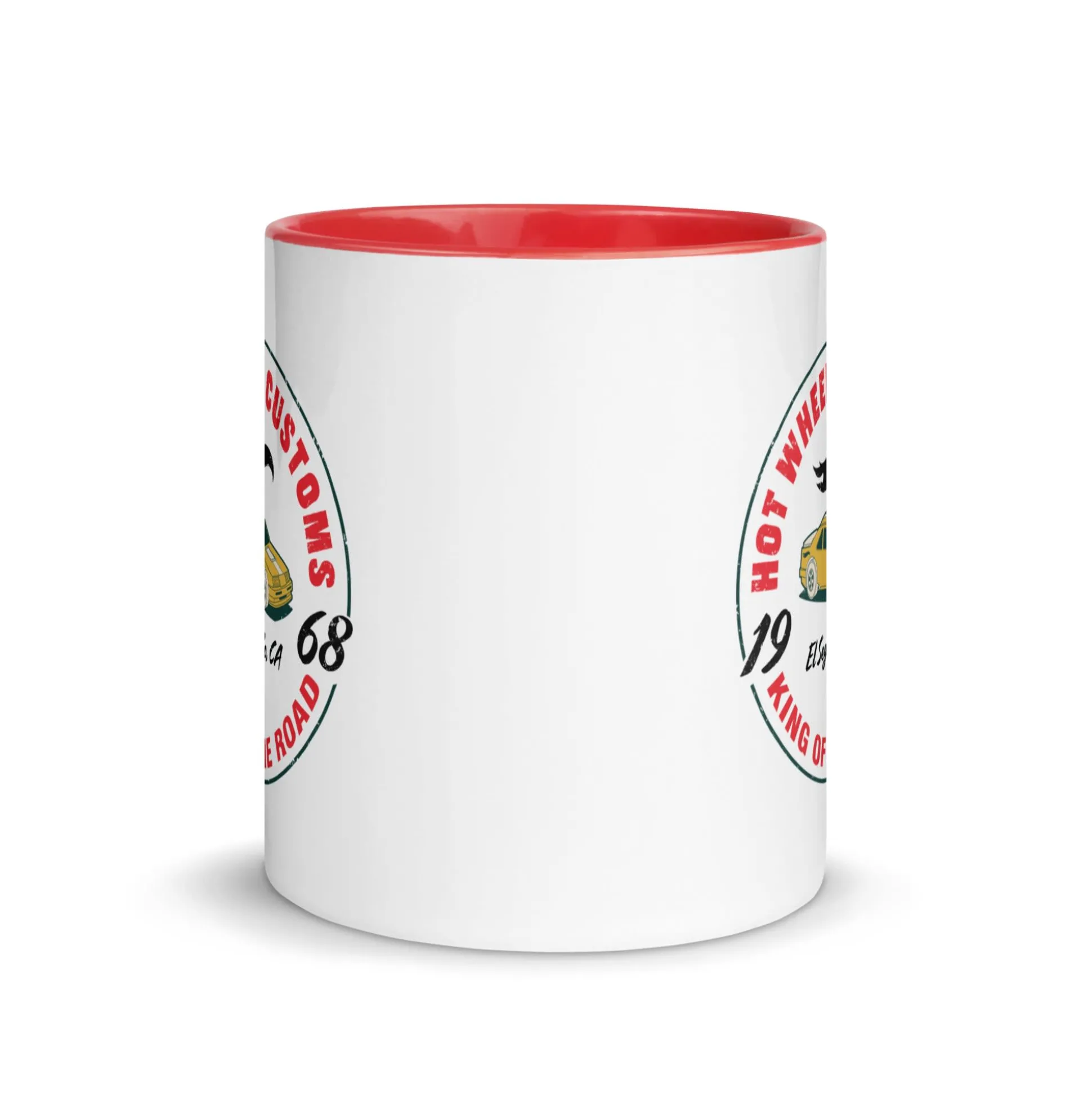 Hot Wheels King of the Road White Mug