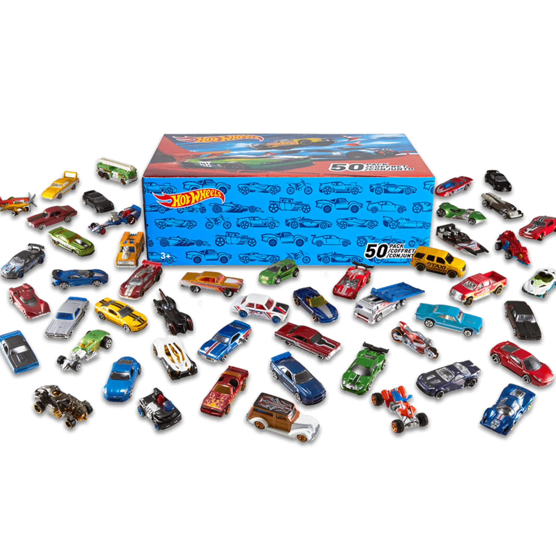 Hot Wheels Mainline 100-Car Case Pack