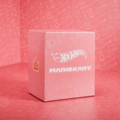 Hot Wheels Mario Kart Pink Gold Peach Collectible Vehicle