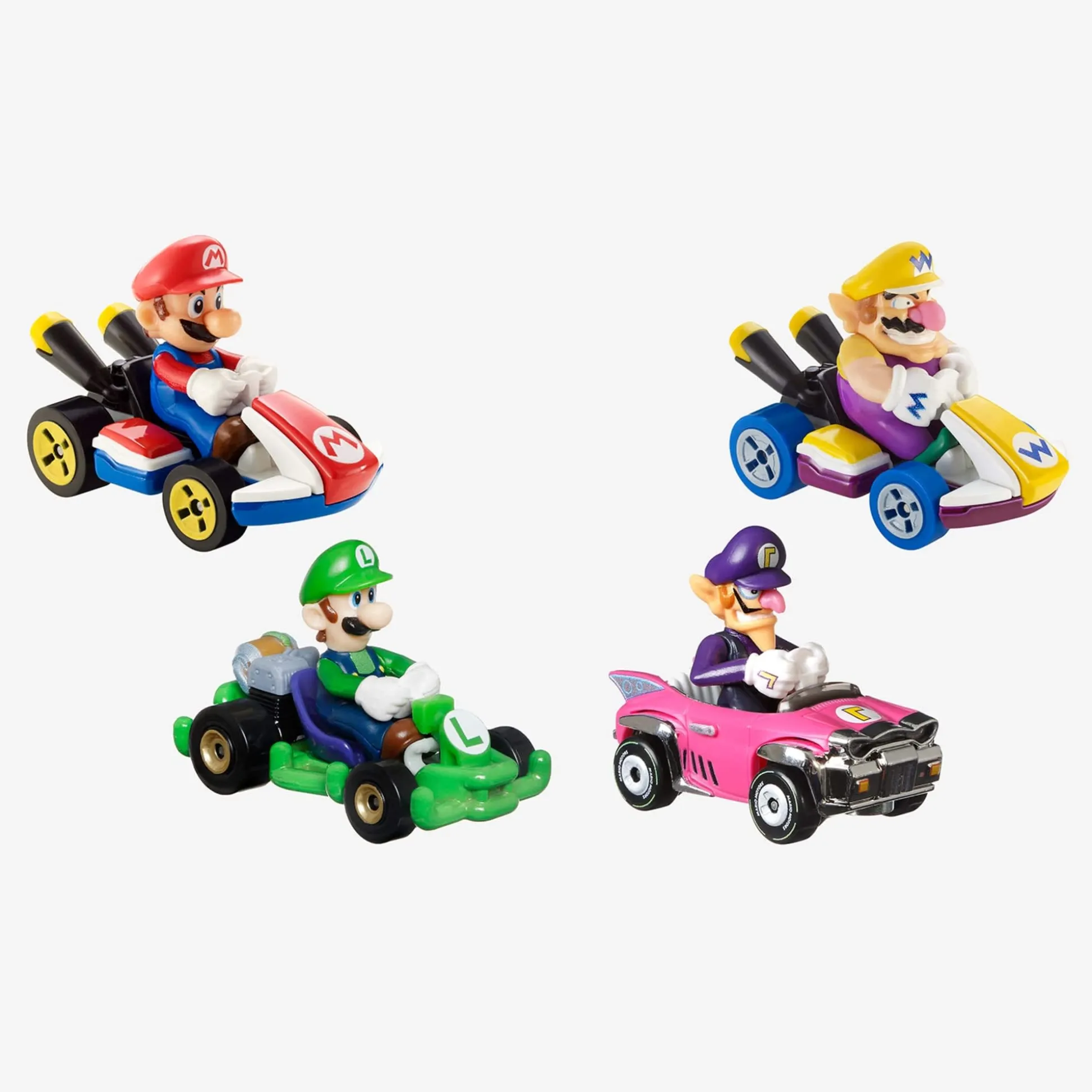 Hot Wheels Mario Kart Vehicles 4-Pack
