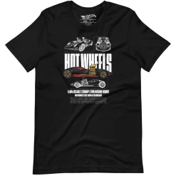 Hot Wheels Nothing Less than Legendary Black T-Shirt