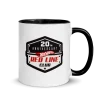 Hot Wheels® Red Line Club® 20th Anniversary Badge Logo Mug