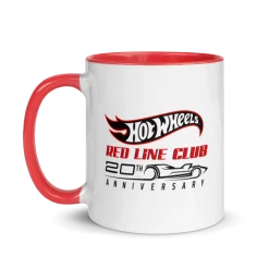 Hot Wheels® Red Line Club® 20th Anniversary Silhouette Logo Mug