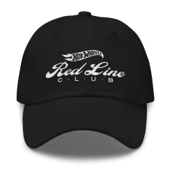 Hot Wheels® Red Line Club® 20th Anniversary Retro Logo Hat - Black