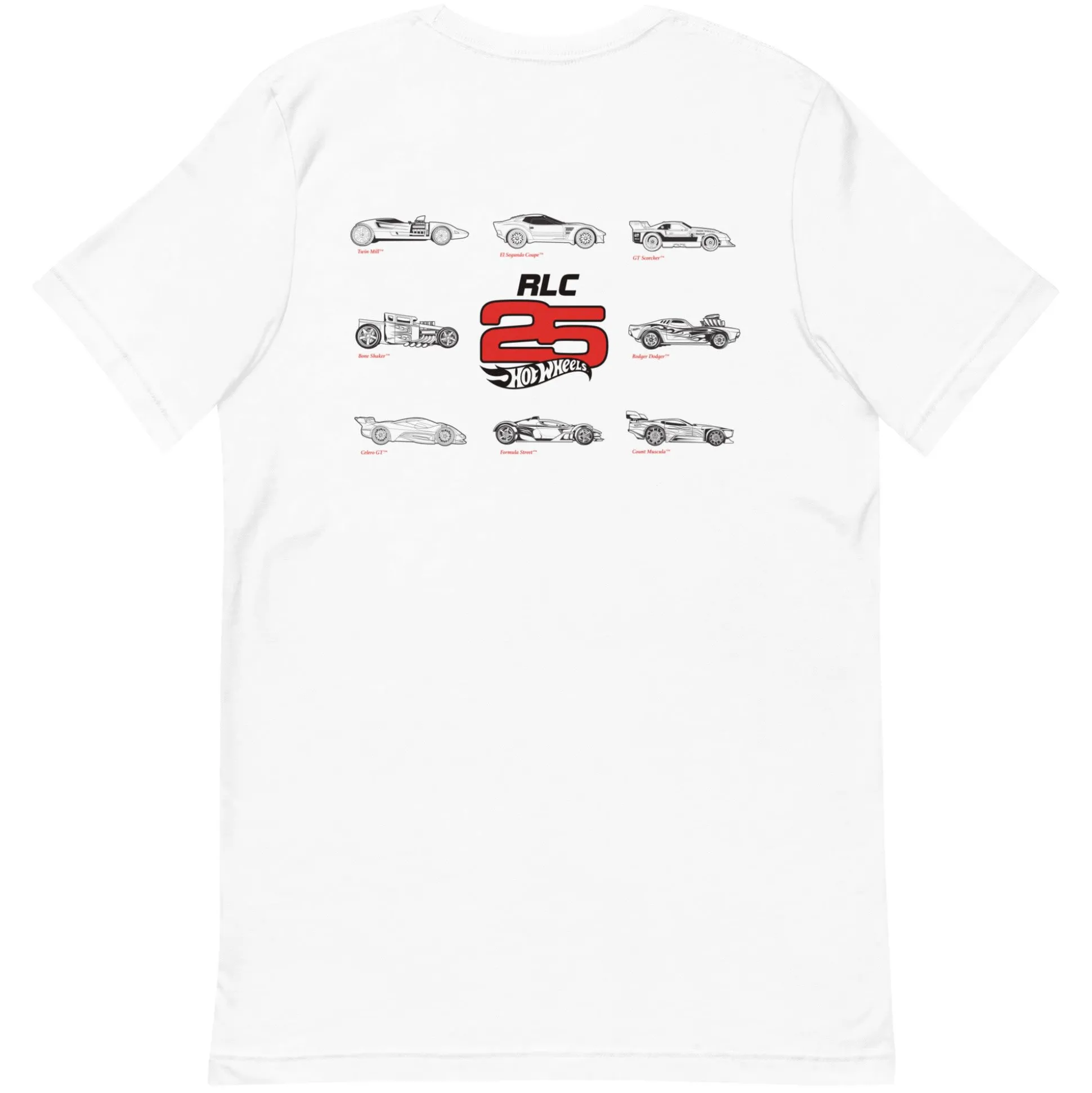 Hot Wheels 2025 RLC Membership White T-Shirt