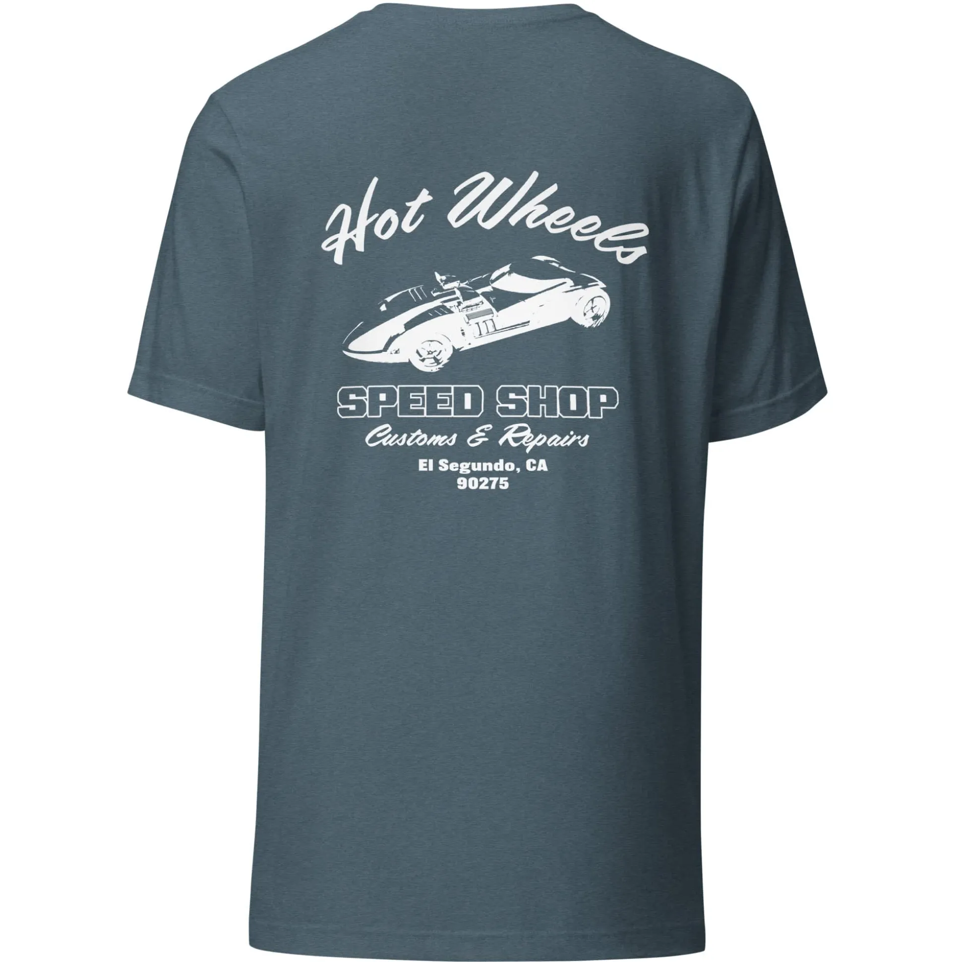 Hot Wheels Speed Shop Embroidered Blue T-Shirt