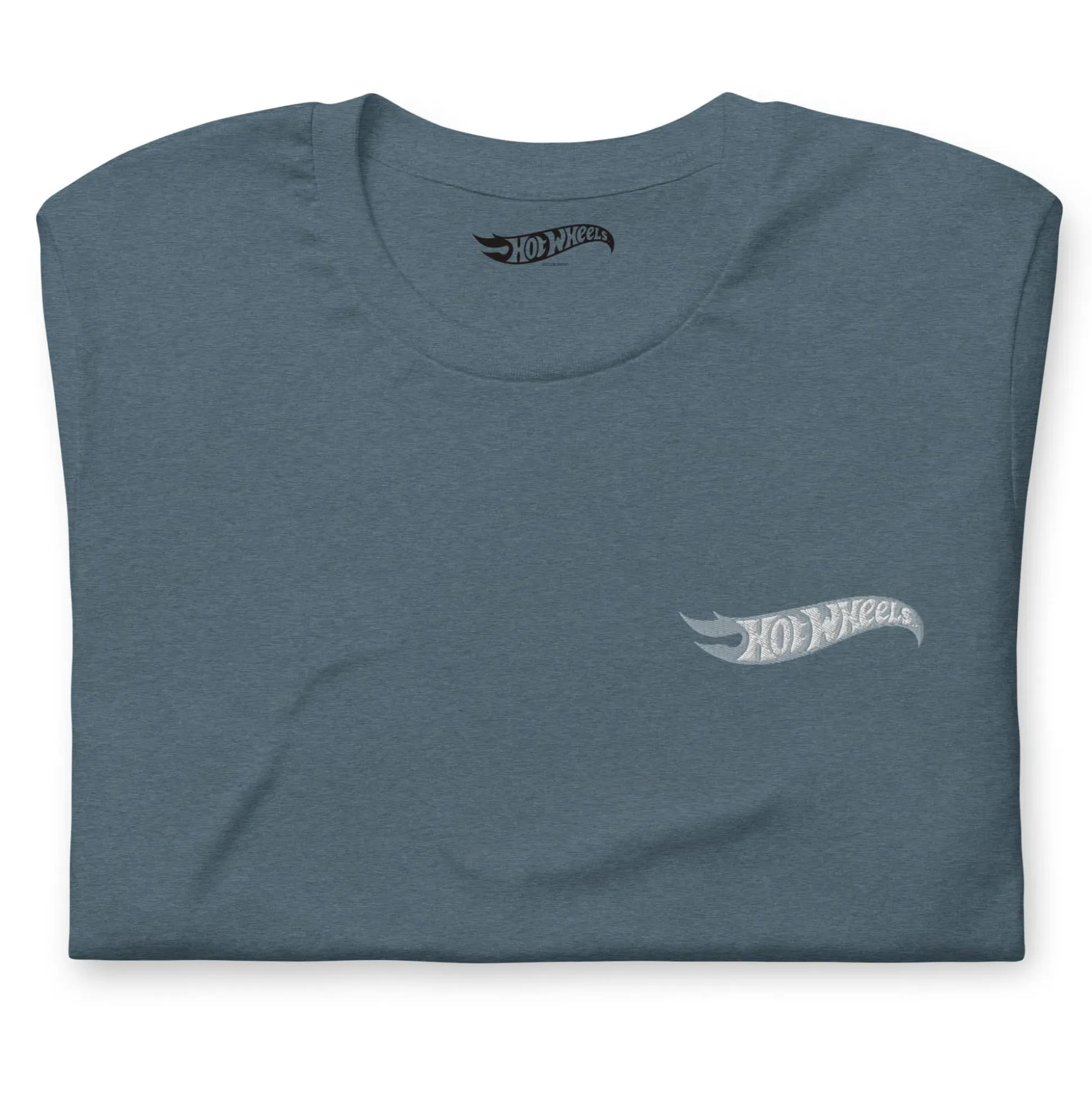 Hot Wheels Speed Shop Embroidered Blue T-Shirt