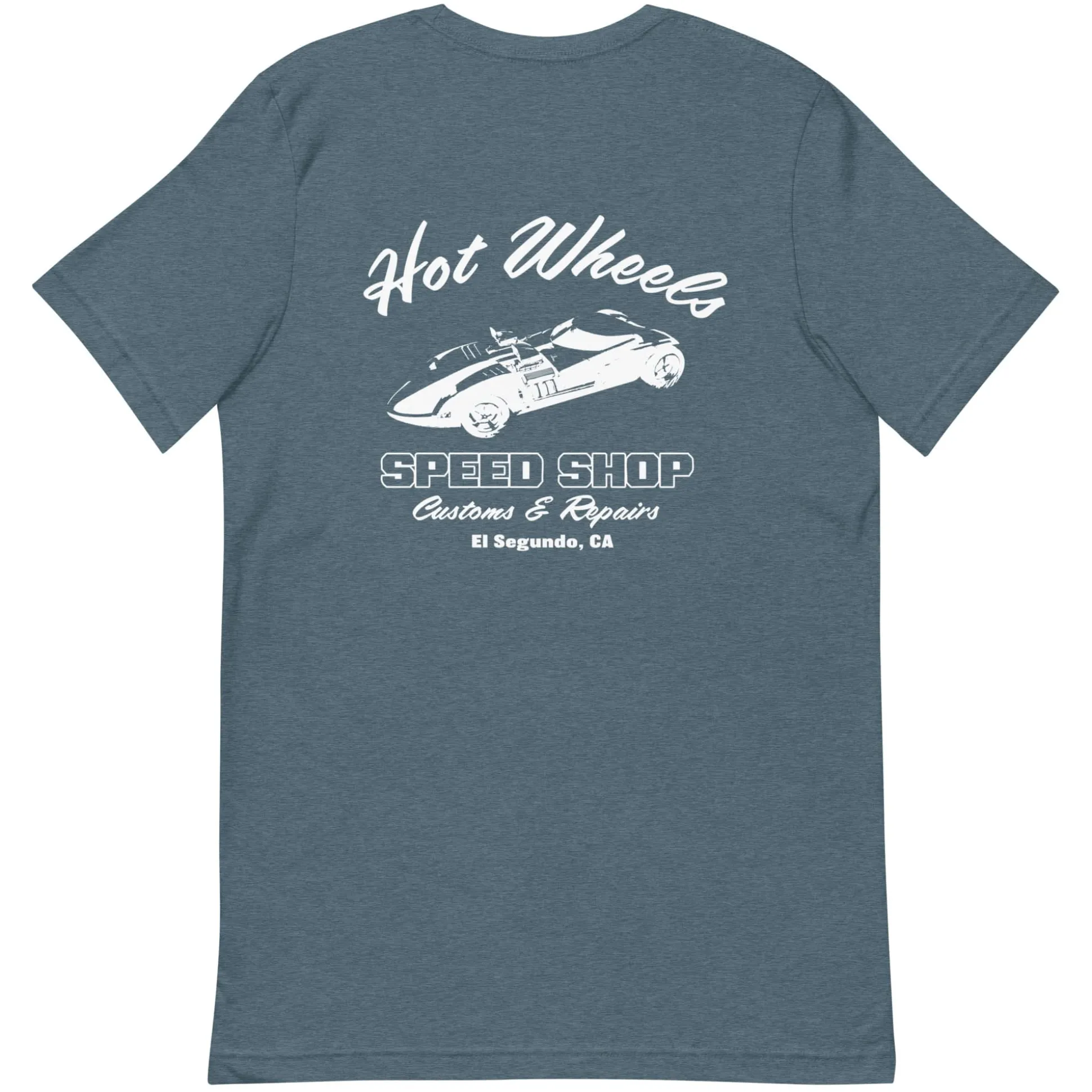 Hot Wheels Speed Shop Embroidered Blue T-Shirt