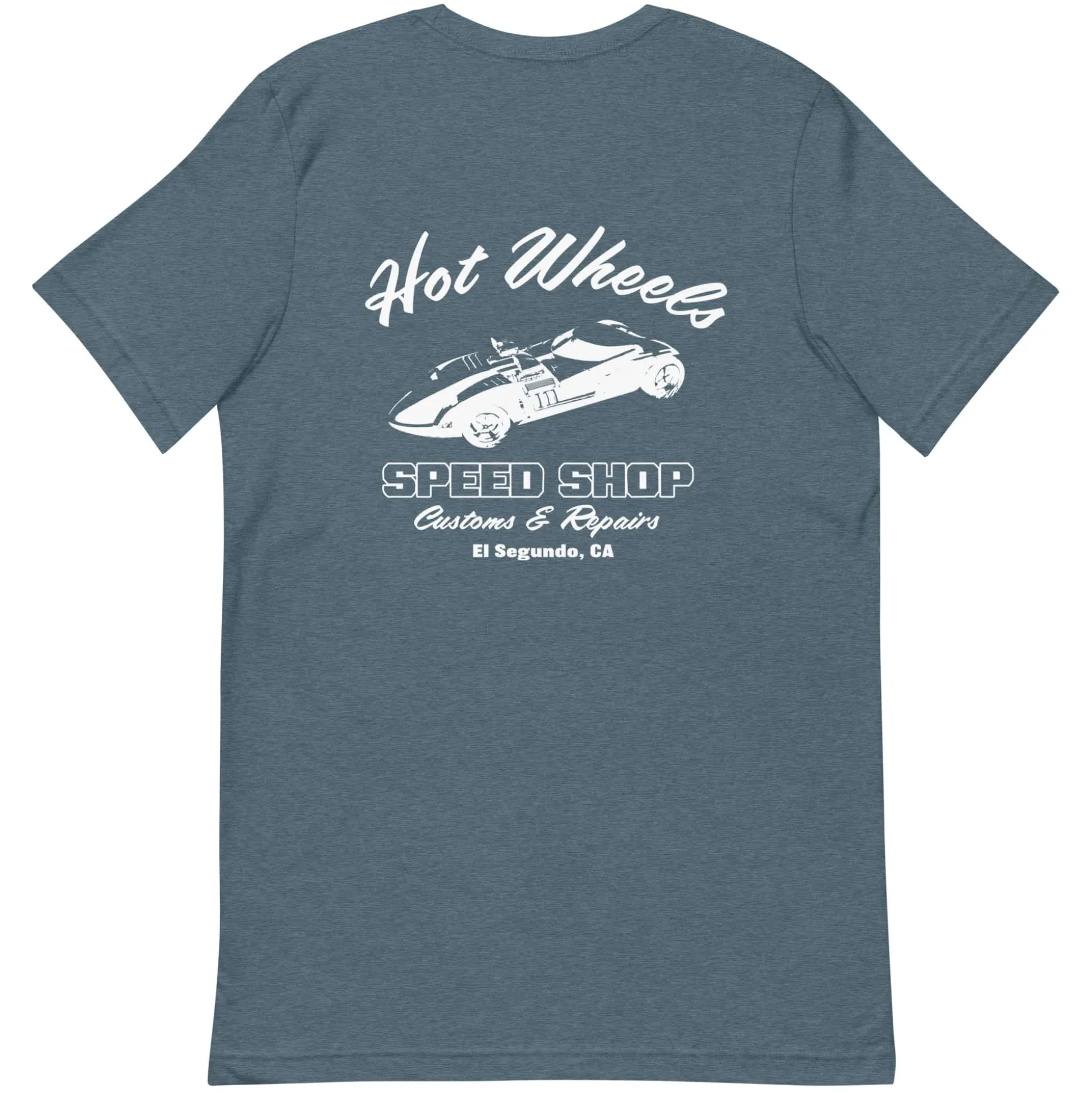 Hot Wheels Speed Shop Embroidered Blue T-Shirt