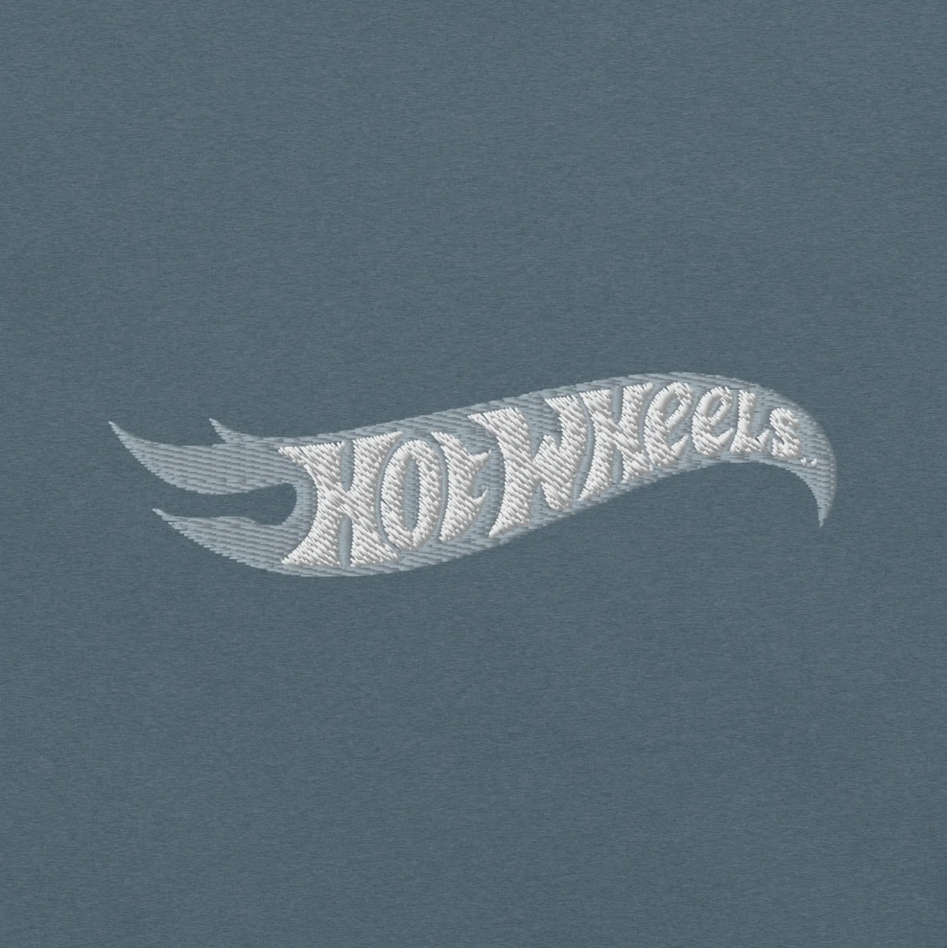 Hot Wheels Speed Shop Embroidered Blue T-Shirt
