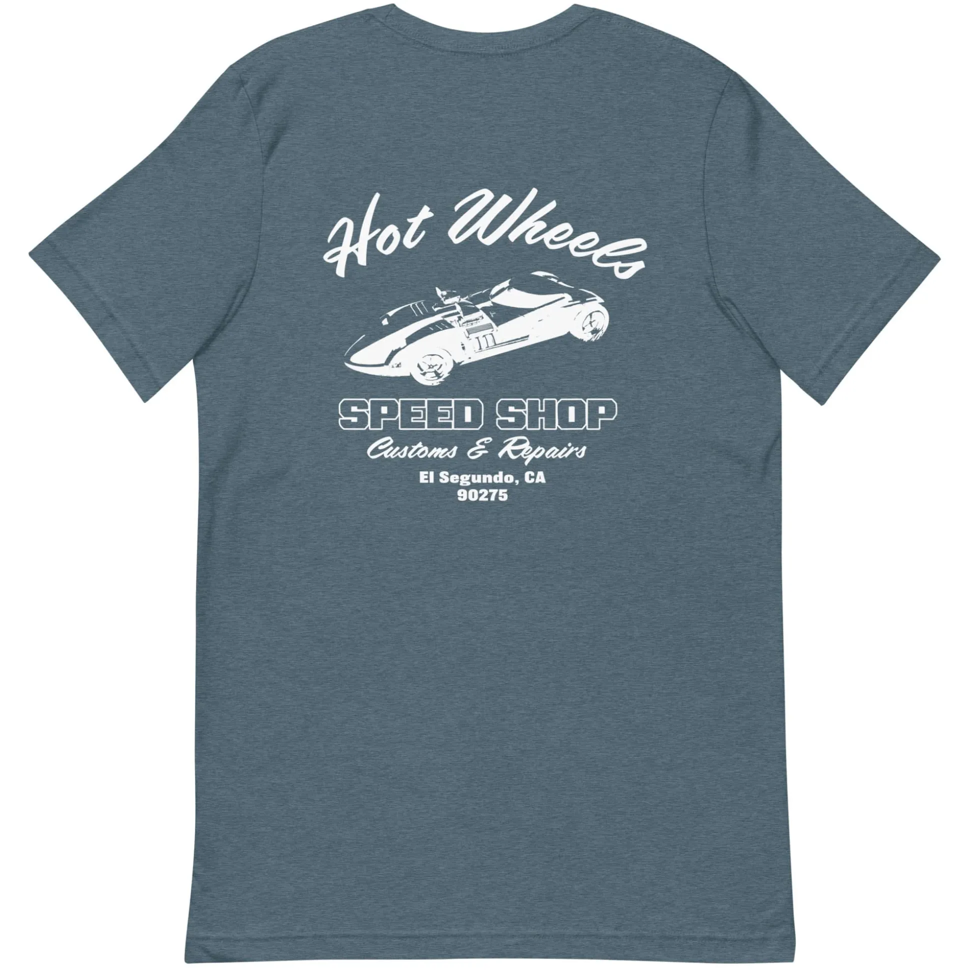 Hot Wheels Speed Shop Embroidered Blue T-Shirt