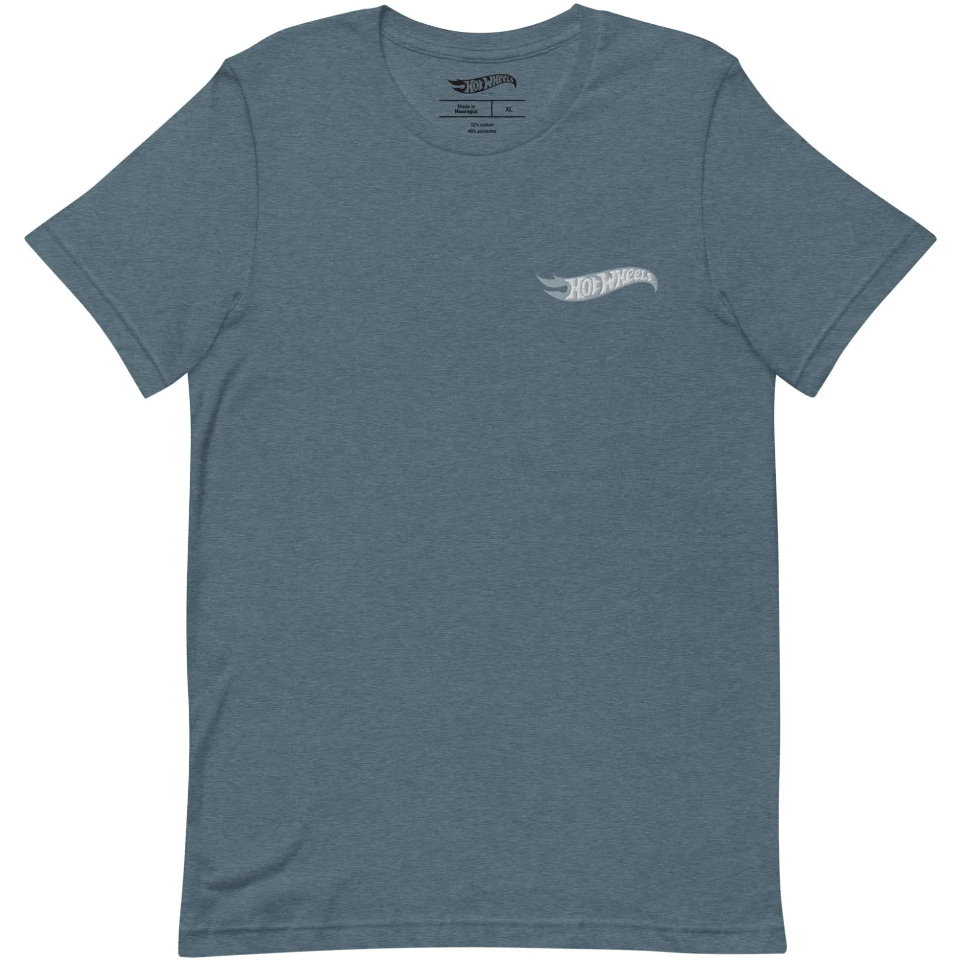 Hot Wheels Speed Shop Embroidered Blue T-Shirt