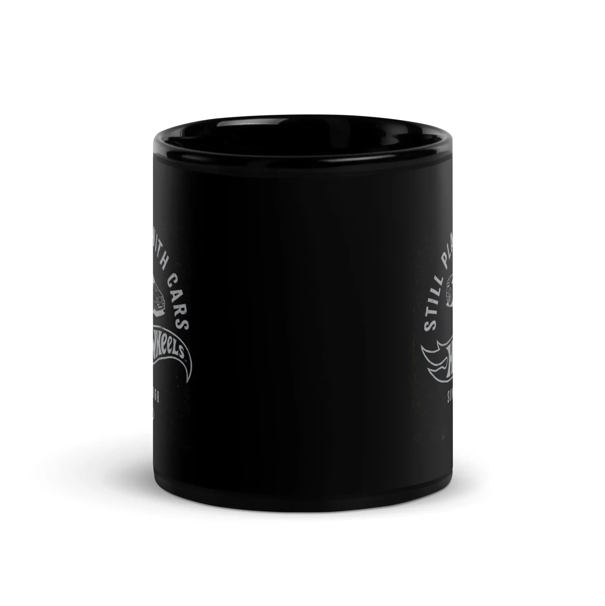Hot Wheels Still Plays with Hot Wheels Cars Black Mug