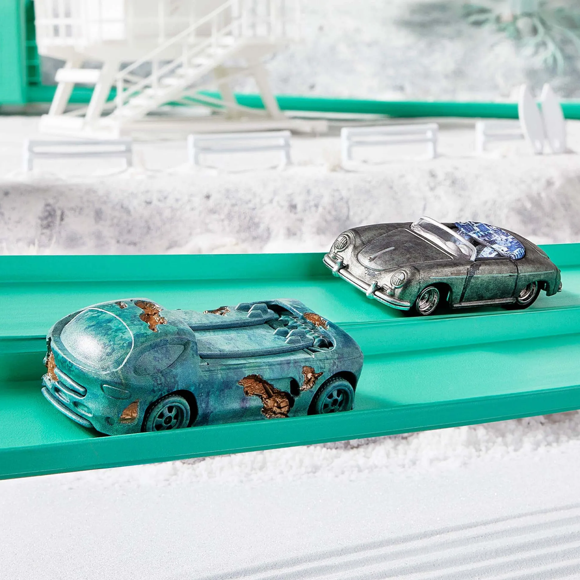 Hot Wheels x Daniel Arsham Complete Car and Rally Case Set