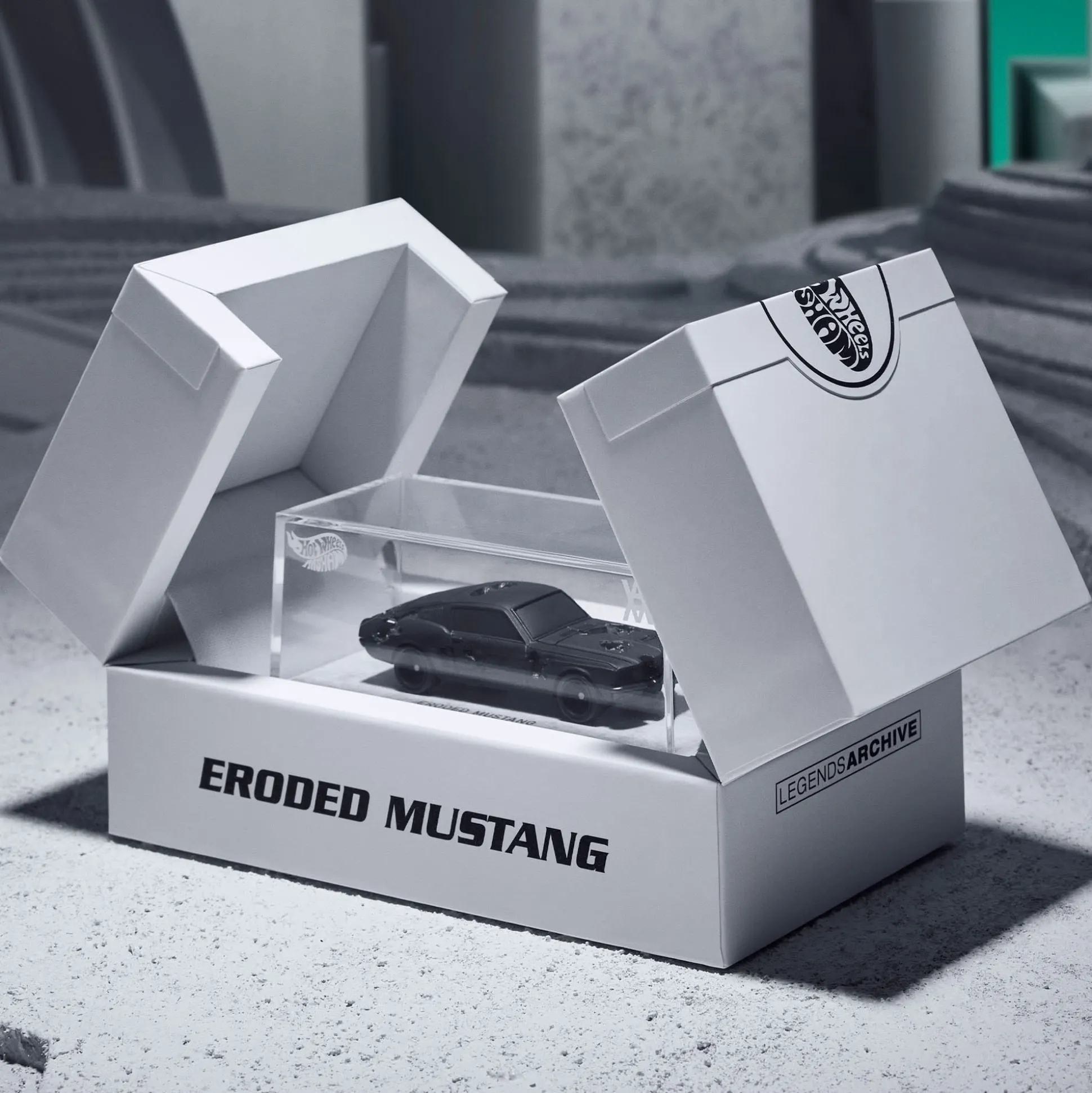 Hot Wheels x Daniel Arsham Eroded Ford Mustang